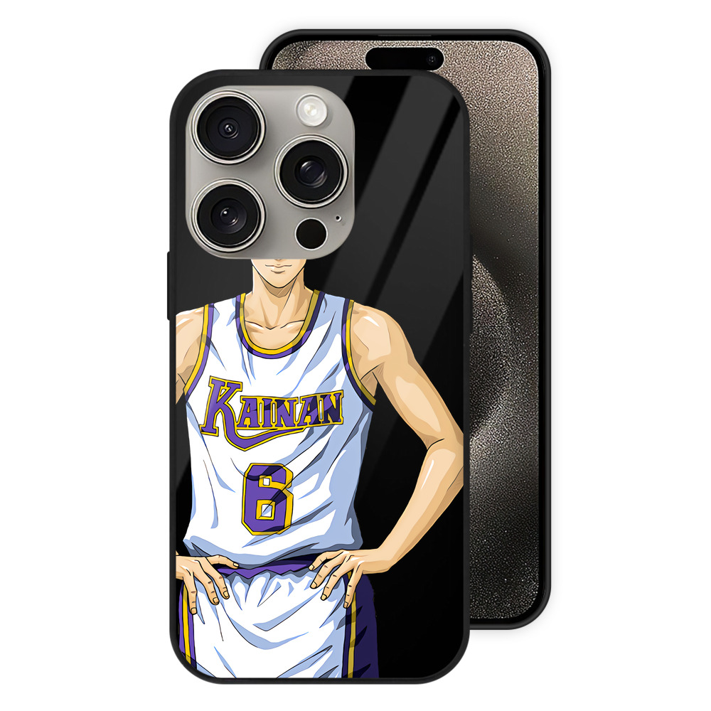 SLAM DUNK／スラムダンク 【iPhone15Pro対応】スマホケース 耐衝撃＆黄変防止 背面ガラス