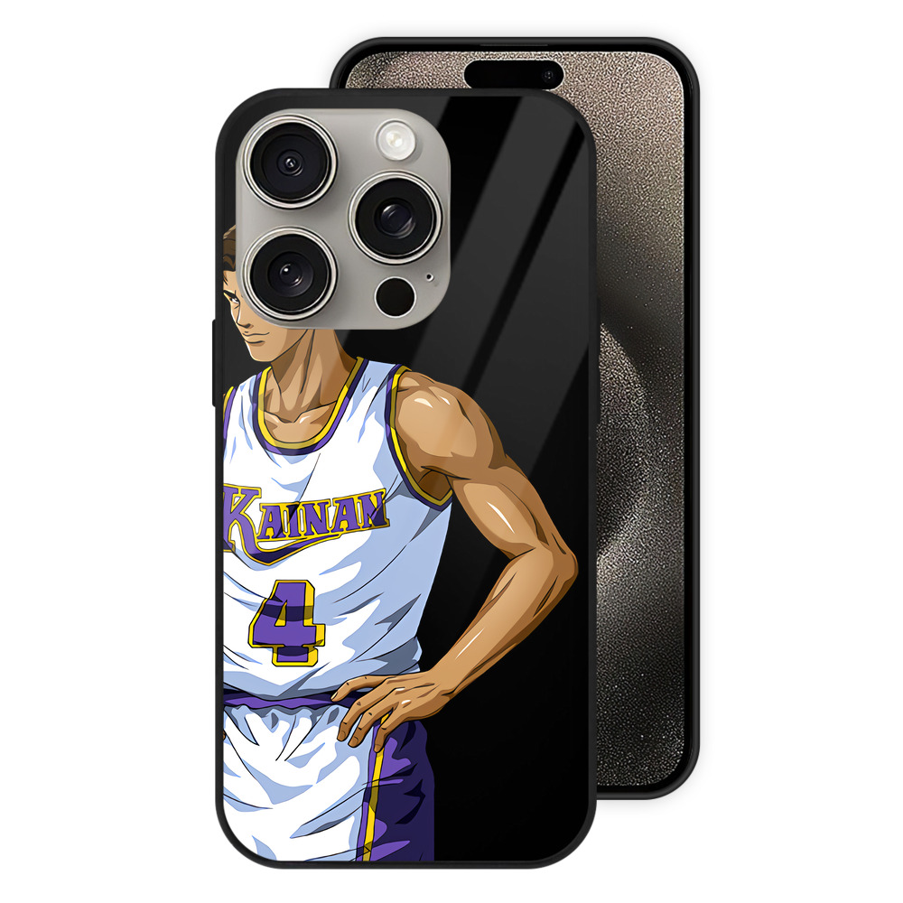 SLAM DUNK／スラムダンク 【iPhone15Pro対応】スマホケース 耐衝撃＆黄変防止 背面ガラス
