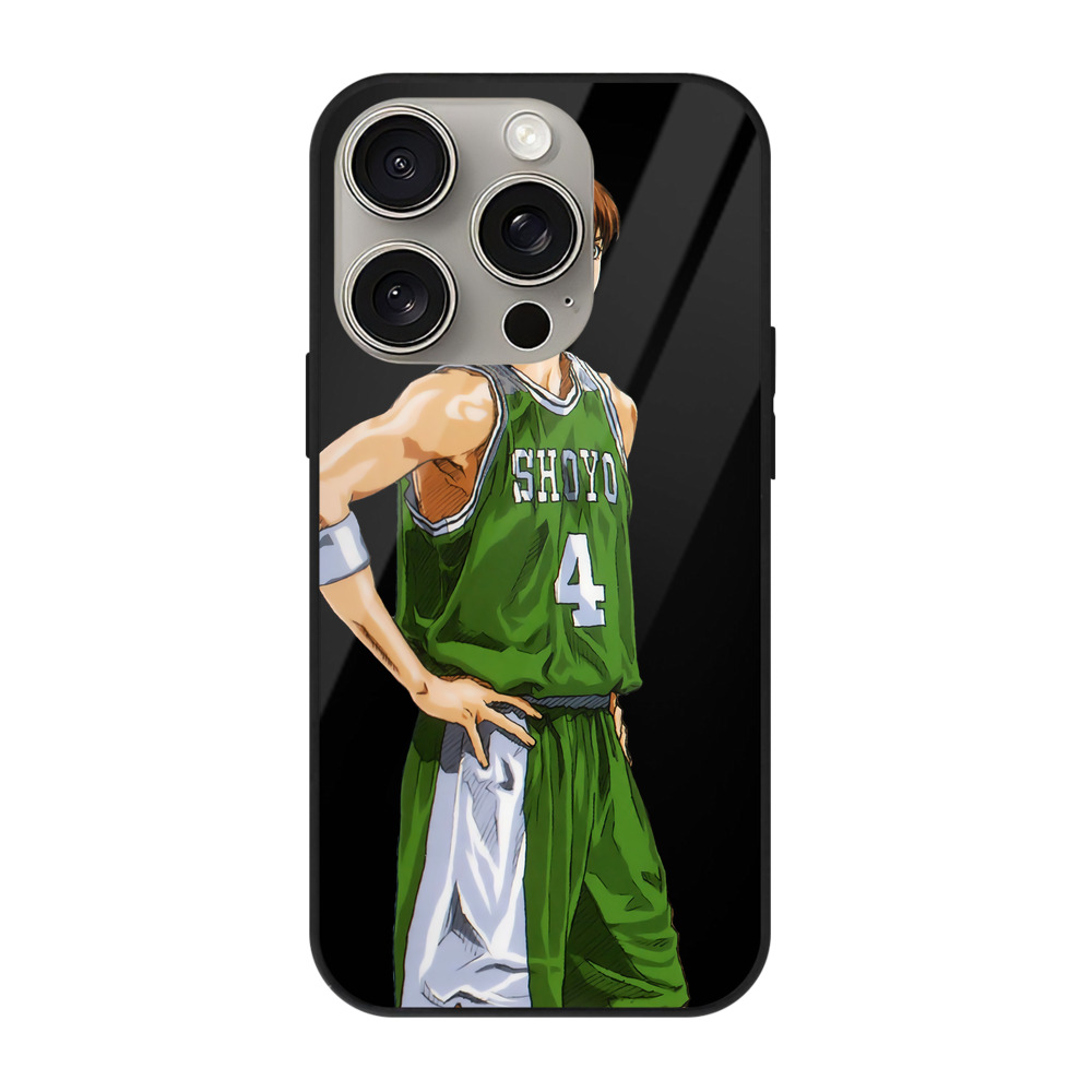 （画像用） SLAM DUNK／スラムダンク 【iPhone15Pro対応】スマホケース 耐衝撃＆黄変防止 背面ガラス