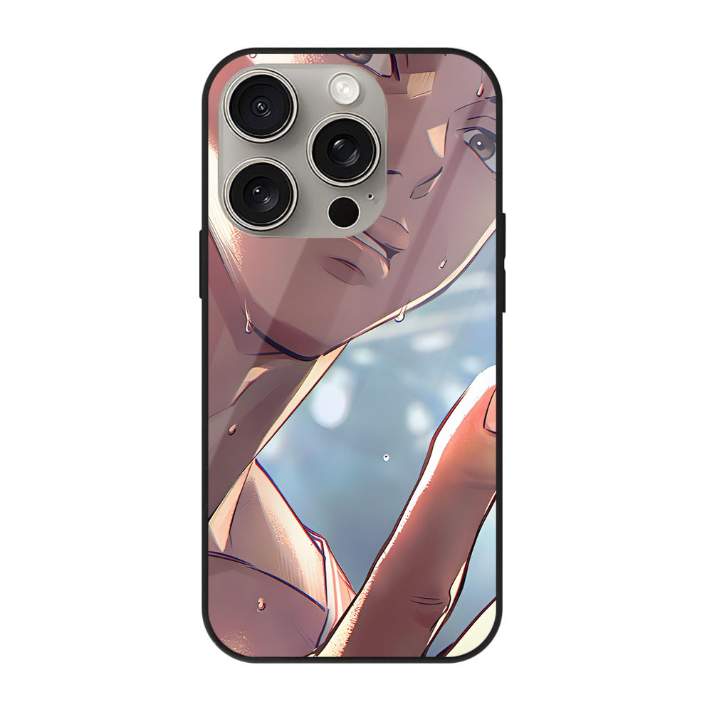 （画像用） SLAM DUNK／スラムダンク 【iPhone15Pro対応】スマホケース 耐衝撃＆黄変防止 背面ガラス