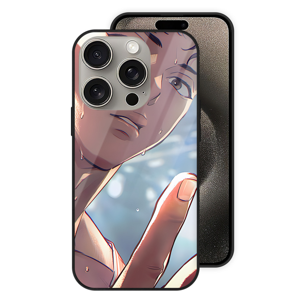 SLAM DUNK／スラムダンク 【iPhone15Pro対応】スマホケース 耐衝撃＆黄変防止 背面ガラス