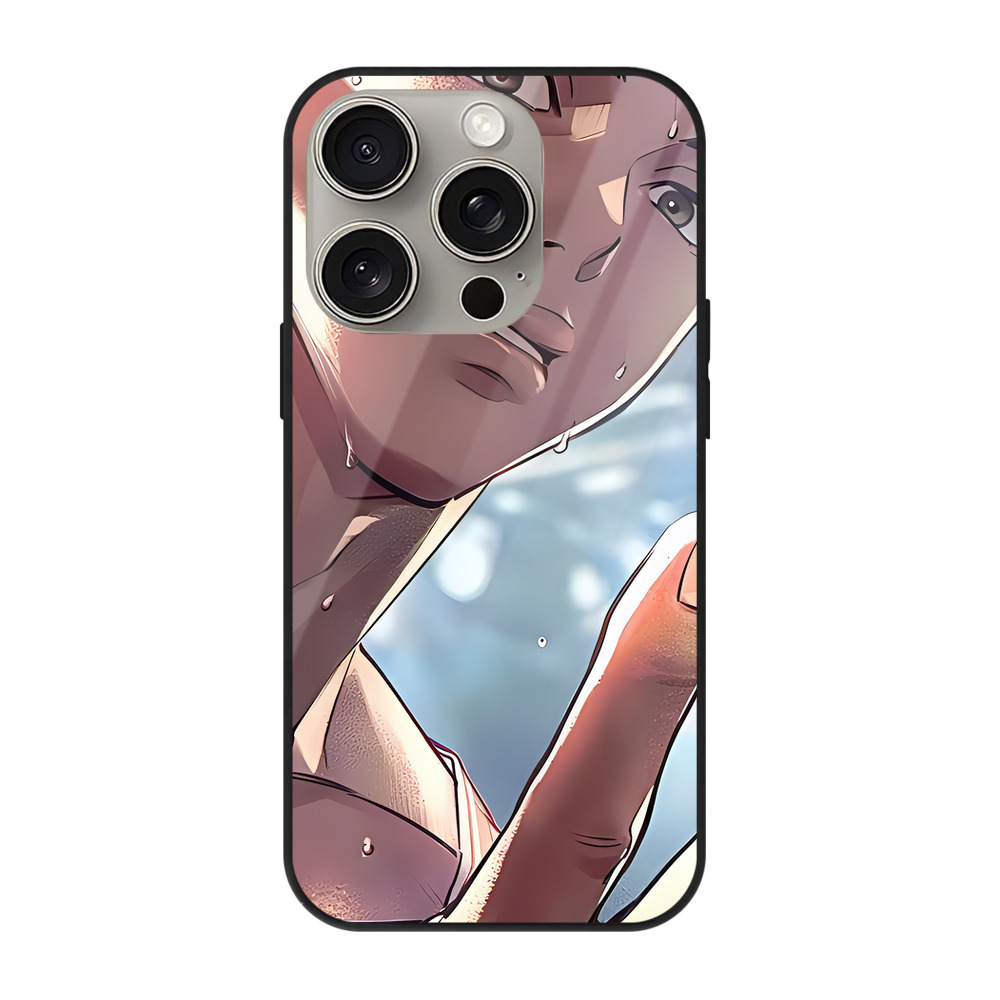（画像用） SLAM DUNK／スラムダンク 【iPhone15Pro対応】スマホケース 耐衝撃＆黄変防止 背面ガラス