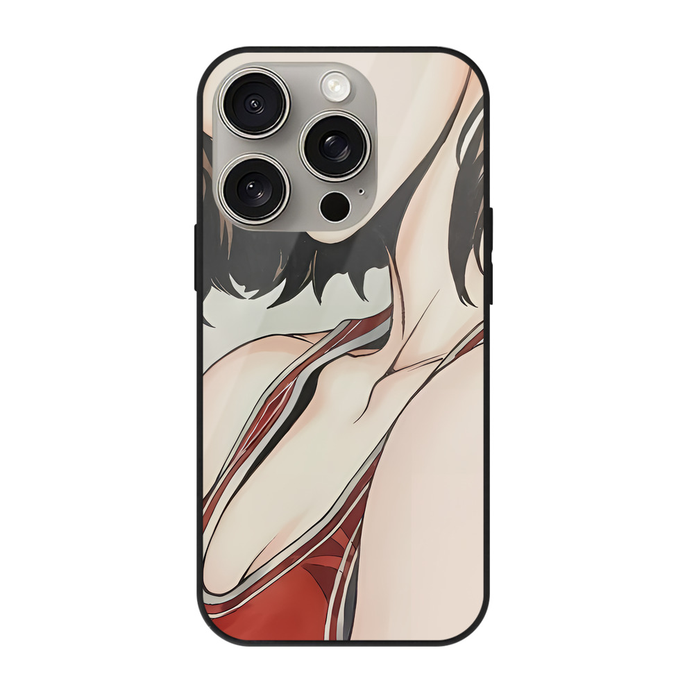 SLAM DUNK／スラムダンク 【iPhone15Pro対応】スマホケース 耐衝撃＆黄変防止 背面ガラス