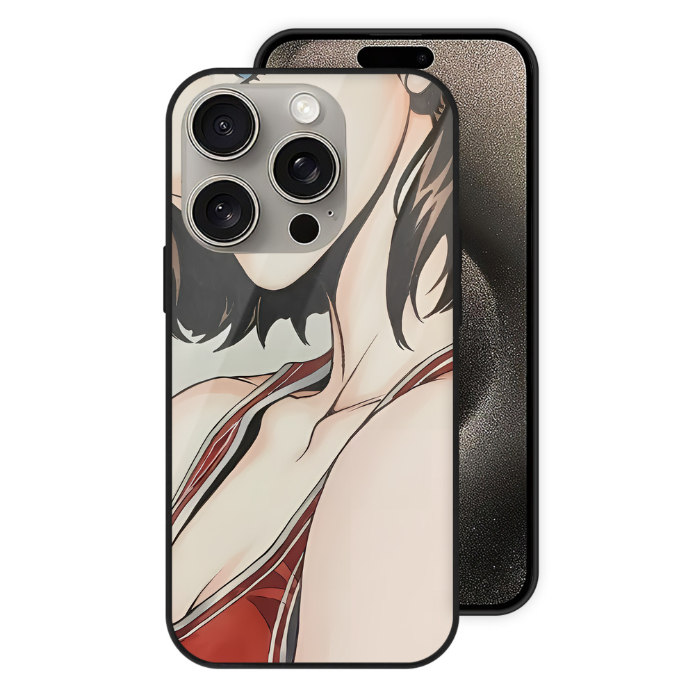 SLAM DUNK／スラムダンク 【iPhone15Pro対応】スマホケース 耐衝撃＆黄変防止 背面ガラス
