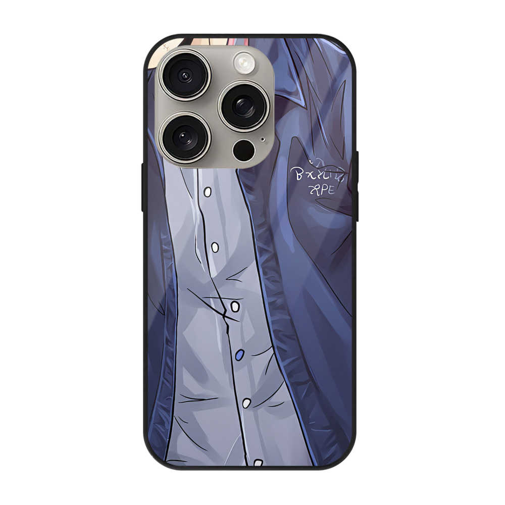 SLAM DUNK／スラムダンク 【iPhone15Pro対応】スマホケース 耐衝撃＆黄変防止 背面ガラス