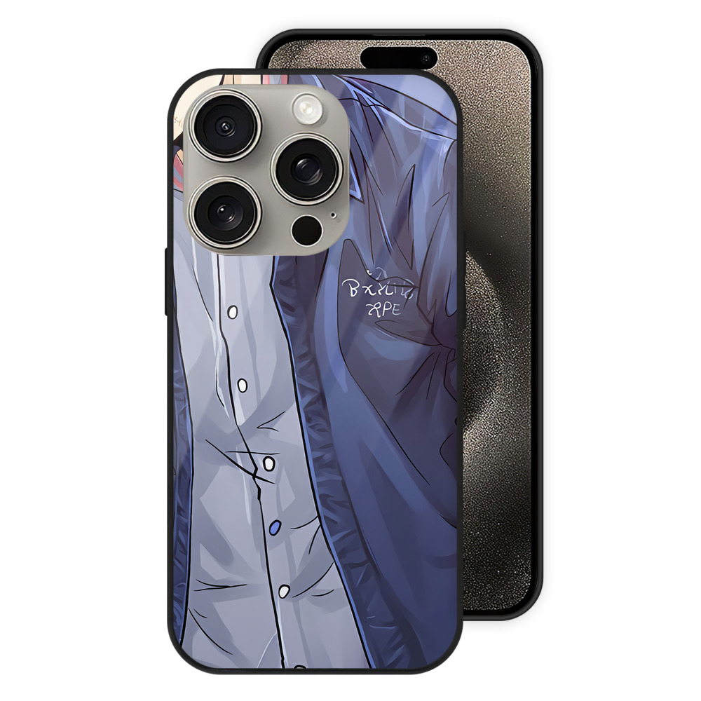 SLAM DUNK／スラムダンク 【iPhone15Pro対応】スマホケース 耐衝撃＆黄変防止 背面ガラス