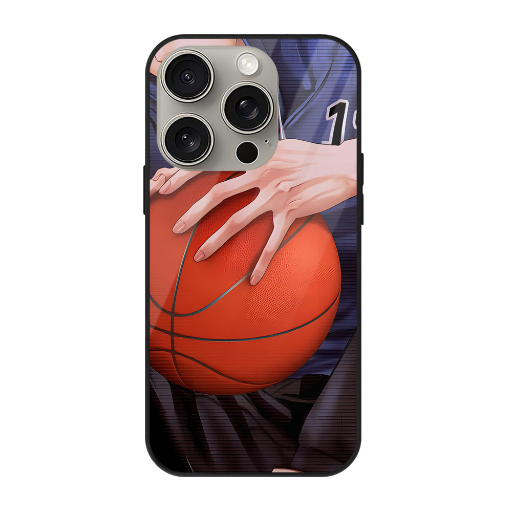 （画像用） SLAM DUNK／スラムダンク 【iPhone15Pro対応】スマホケース 耐衝撃＆黄変防止 背面ガラス