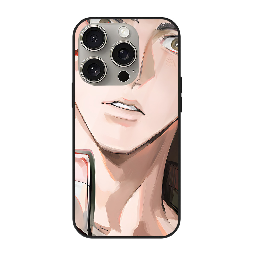 SLAM DUNK／スラムダンク 【iPhone15Pro対応】スマホケース 耐衝撃＆黄変防止 背面ガラス
