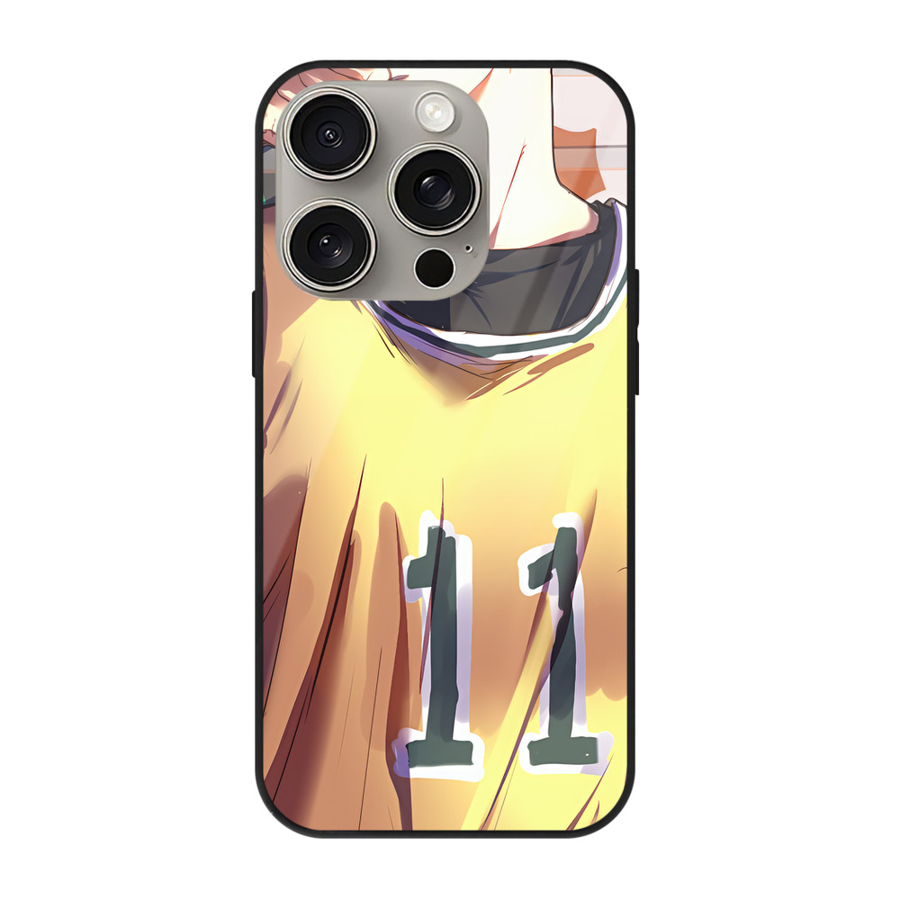 SLAM DUNK／スラムダンク 【iPhone15Pro対応】スマホケース 耐衝撃＆黄変防止 背面ガラス