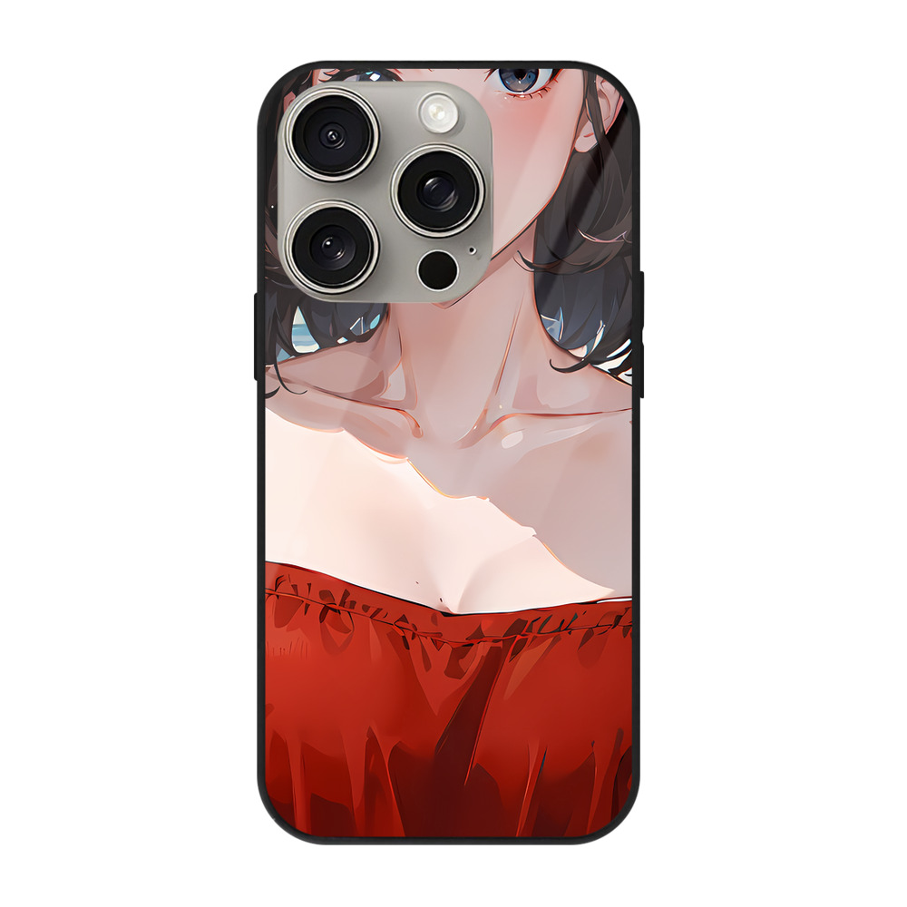 SLAM DUNK／スラムダンク 【iPhone15Pro対応】スマホケース 耐衝撃＆黄変防止 背面ガラス