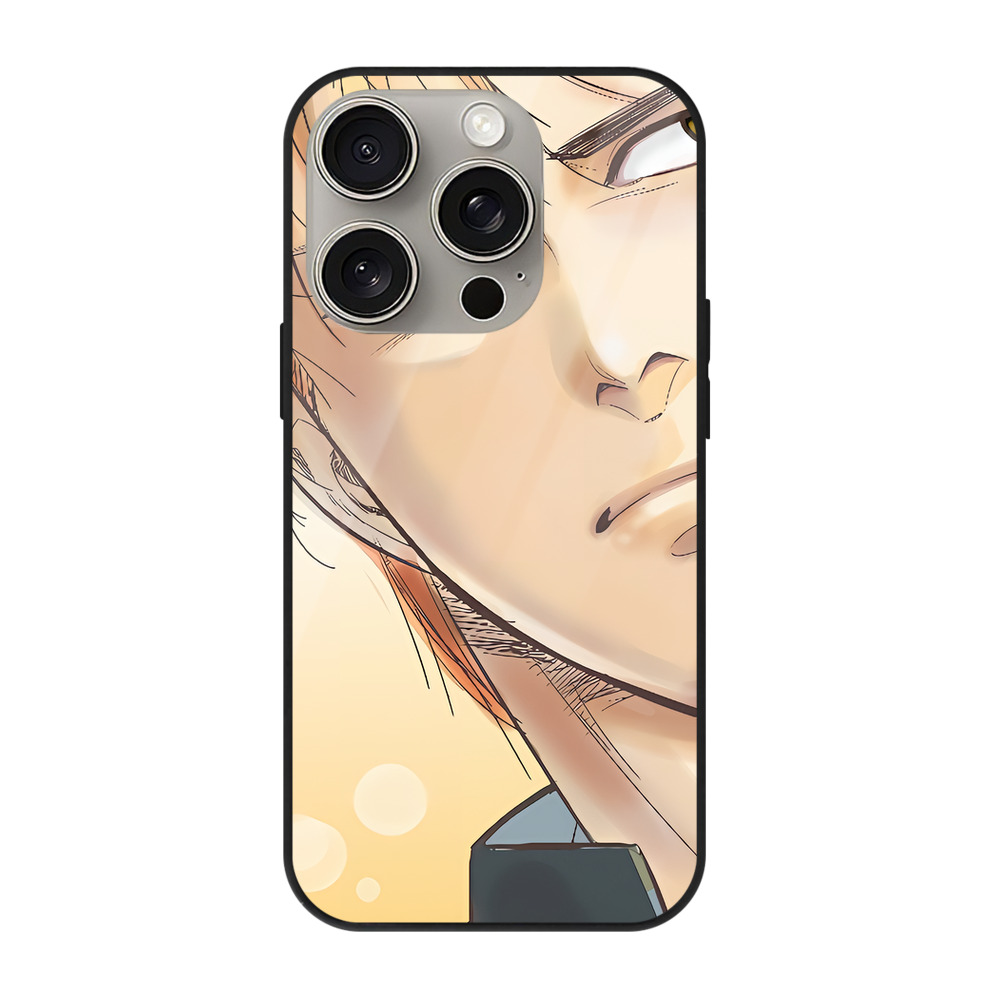 SLAM DUNK／スラムダンク 【iPhone15Pro対応】スマホケース 耐衝撃＆黄変防止 背面ガラス