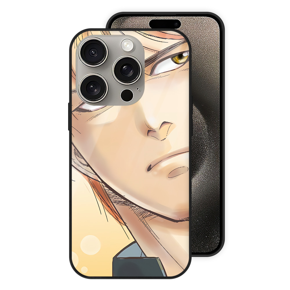 SLAM DUNK／スラムダンク 【iPhone15Pro対応】スマホケース 耐衝撃＆黄変防止 背面ガラス