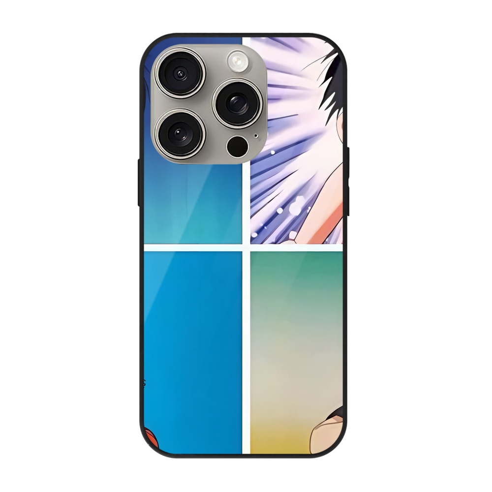 （画像用） SLAM DUNK／スラムダンク 【iPhone15Pro対応】スマホケース 耐衝撃＆黄変防止 背面ガラス