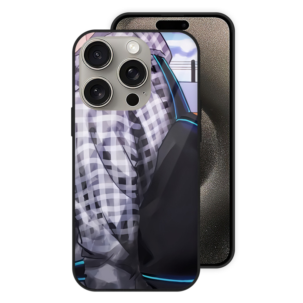（画像用） SLAM DUNK／スラムダンク 【iPhone15Pro対応】スマホケース 耐衝撃＆黄変防止 背面ガラス