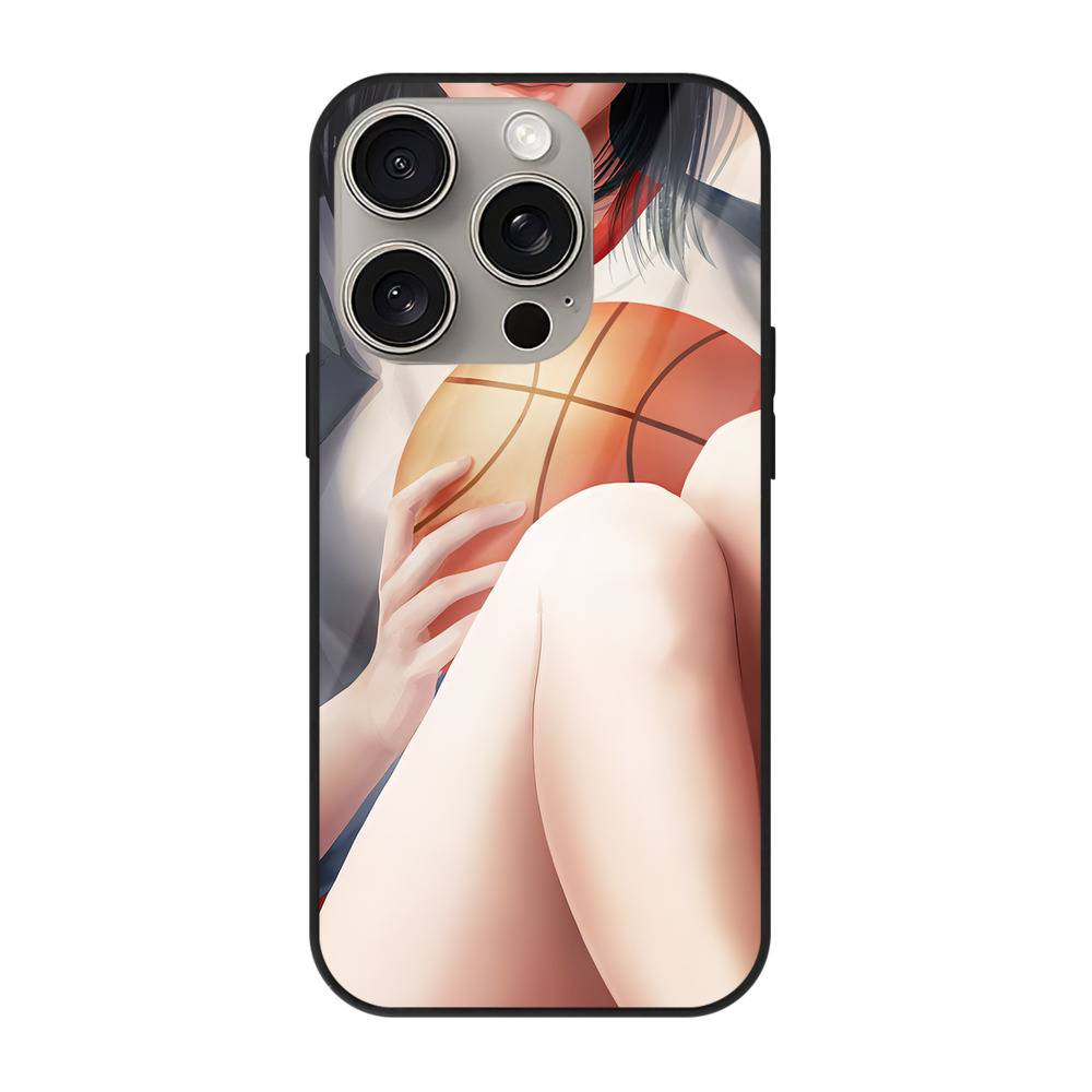 SLAM DUNK／スラムダンク 【iPhone15Pro対応】スマホケース 耐衝撃＆黄変防止 背面ガラス