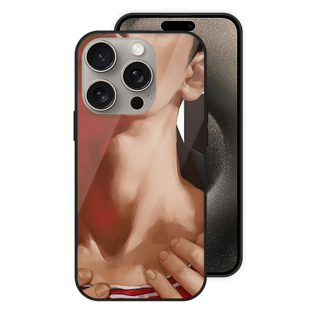 SLAM DUNK／スラムダンク 【iPhone15Pro対応】スマホケース 耐衝撃＆黄変防止 背面ガラス