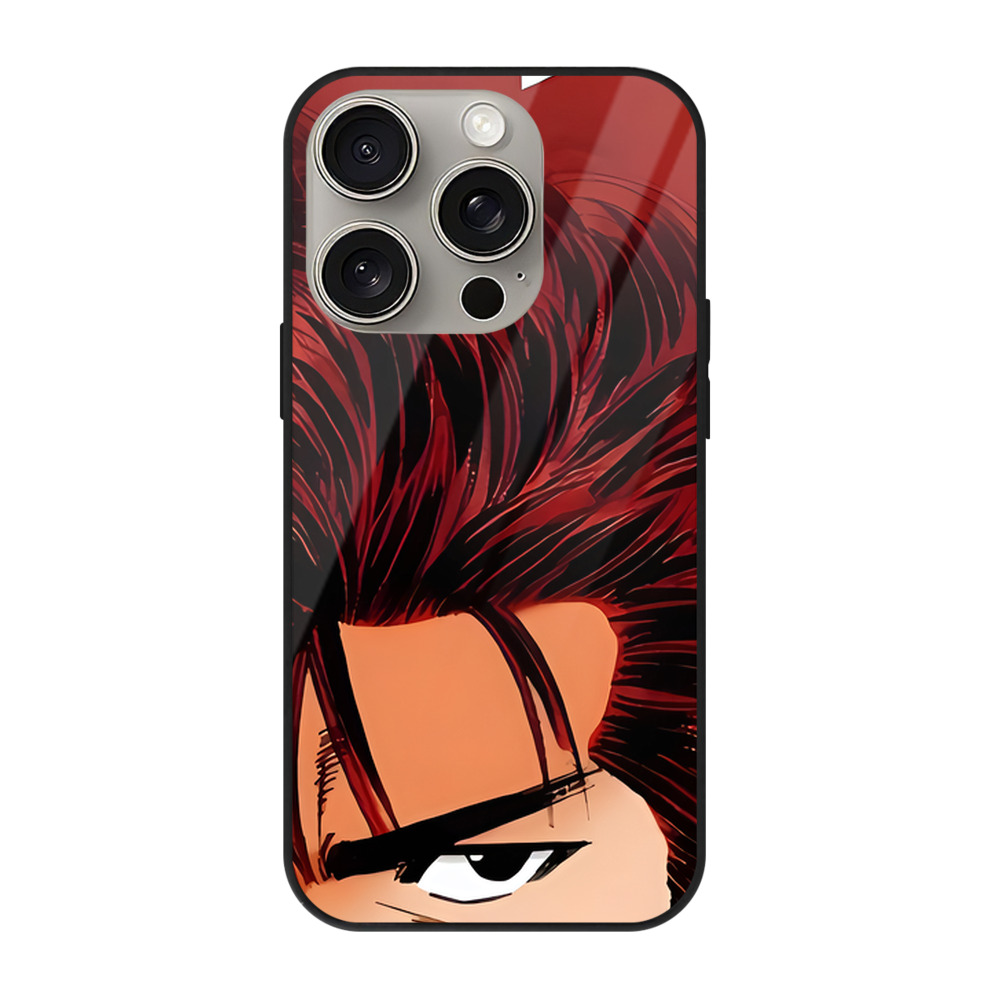 SLAM DUNK／スラムダンク 【iPhone15Pro対応】スマホケース 耐衝撃＆黄変防止 背面ガラス