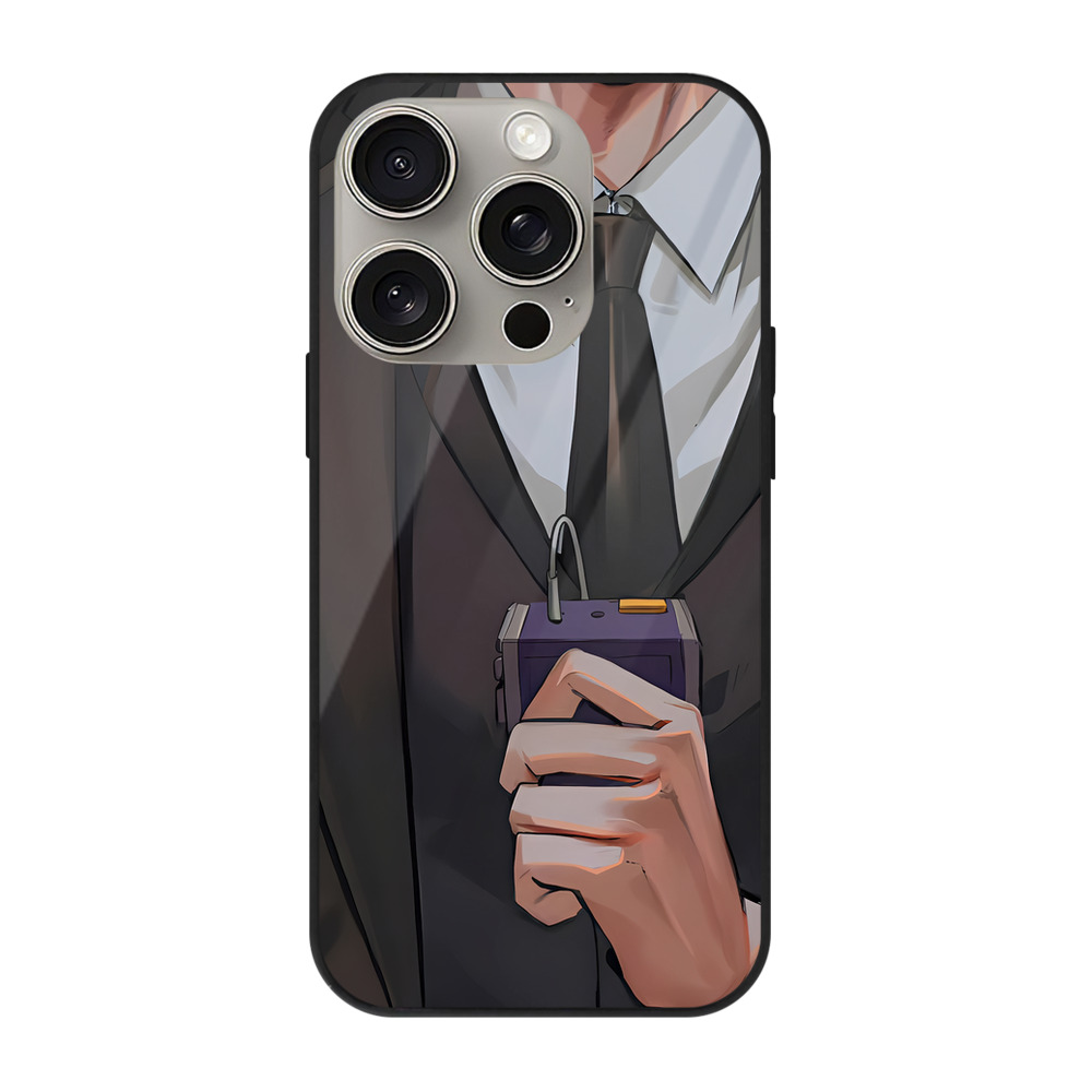 SLAM DUNK／スラムダンク 【iPhone15Pro対応】スマホケース 耐衝撃＆黄変防止 背面ガラス