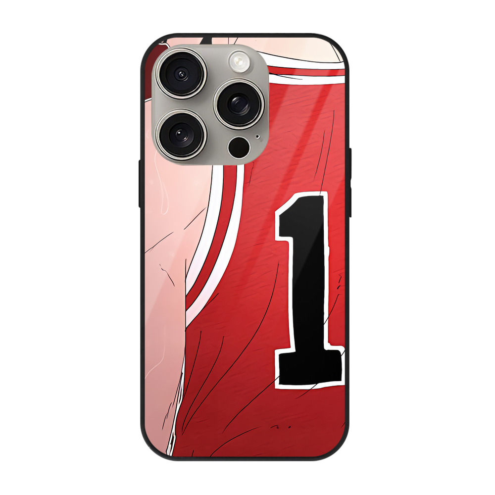（画像用） SLAM DUNK／スラムダンク 【iPhone15Pro対応】スマホケース 耐衝撃＆黄変防止 背面ガラス
