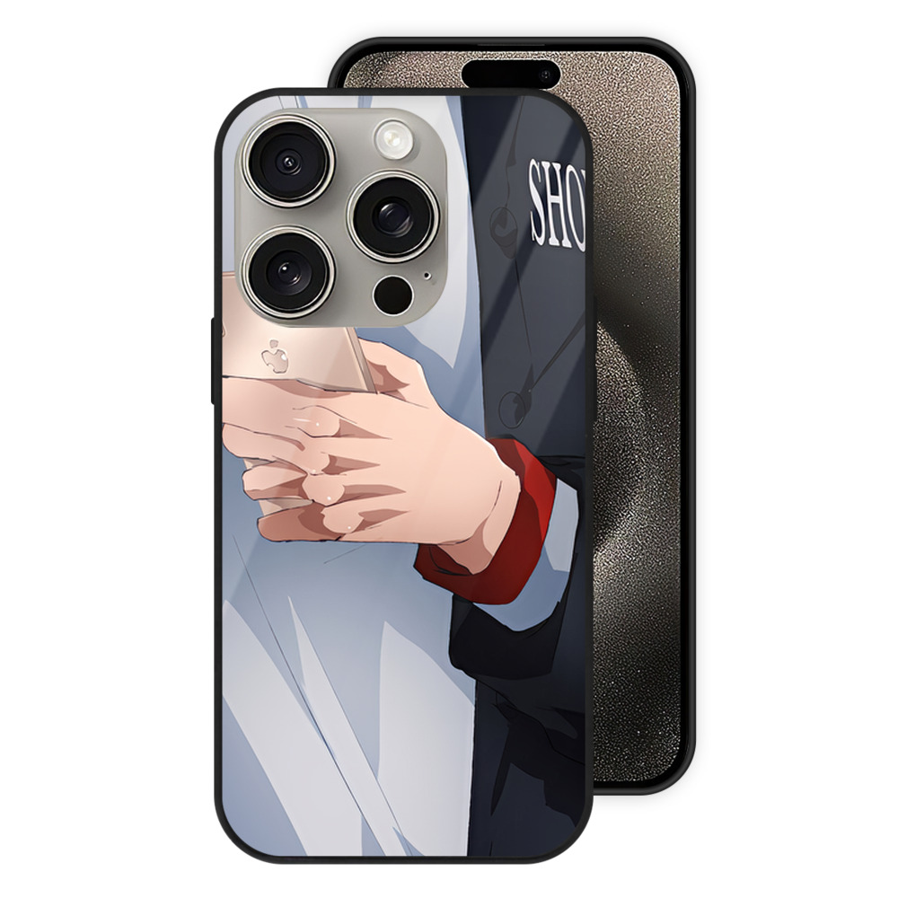SLAM DUNK／スラムダンク 【iPhone15Pro対応】スマホケース 耐衝撃＆黄変防止 背面ガラス