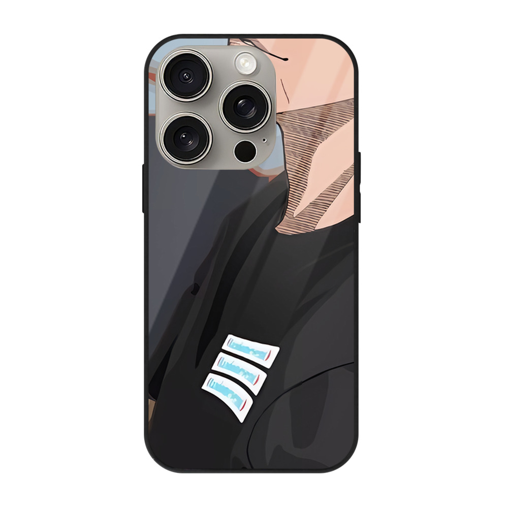 SLAM DUNK／スラムダンク 【iPhone15Pro対応】スマホケース 耐衝撃＆黄変防止 背面ガラス