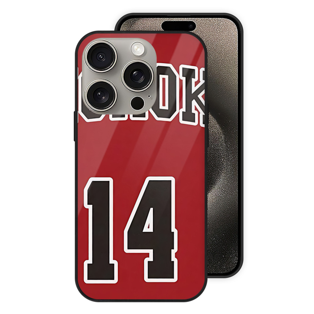 SLAM DUNK／スラムダンク 【iPhone15Pro対応】スマホケース 耐衝撃＆黄変防止 背面ガラス
