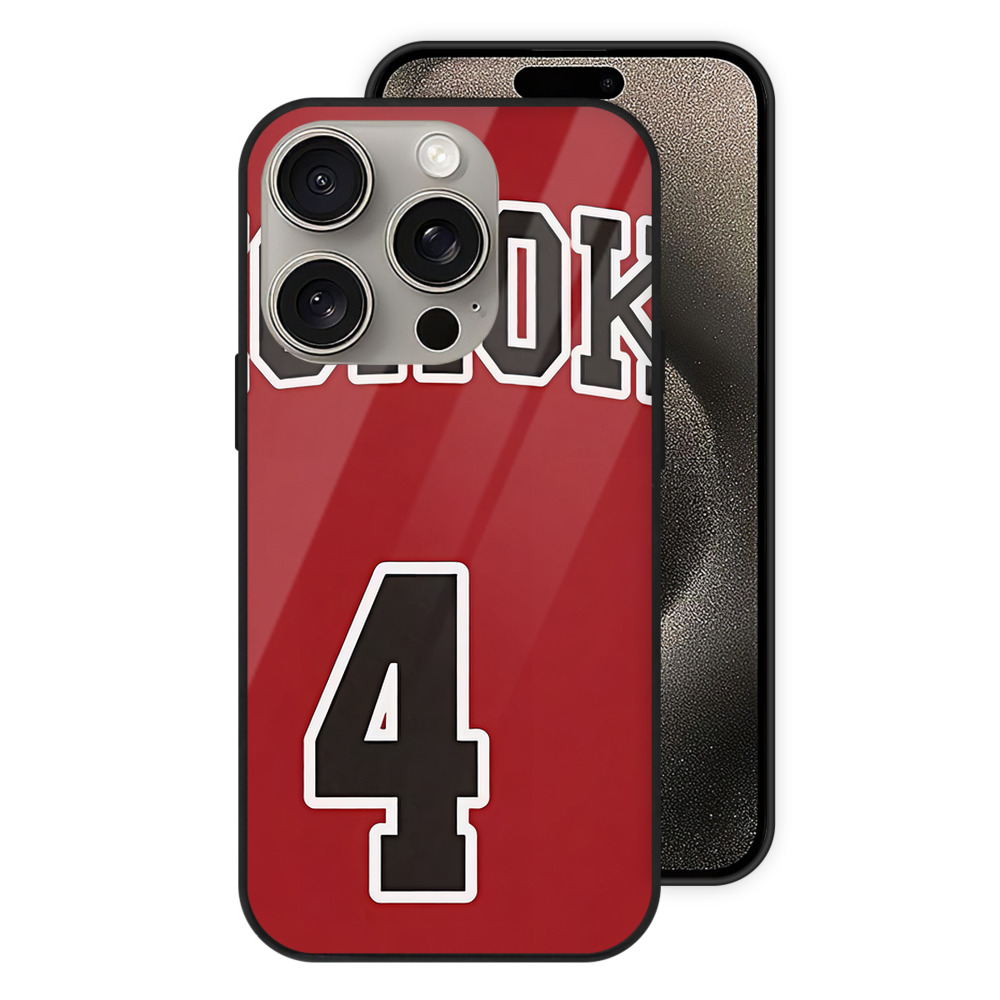 （画像用） SLAM DUNK／スラムダンク 【iPhone15Pro対応】スマホケース 耐衝撃＆黄変防止 背面ガラス