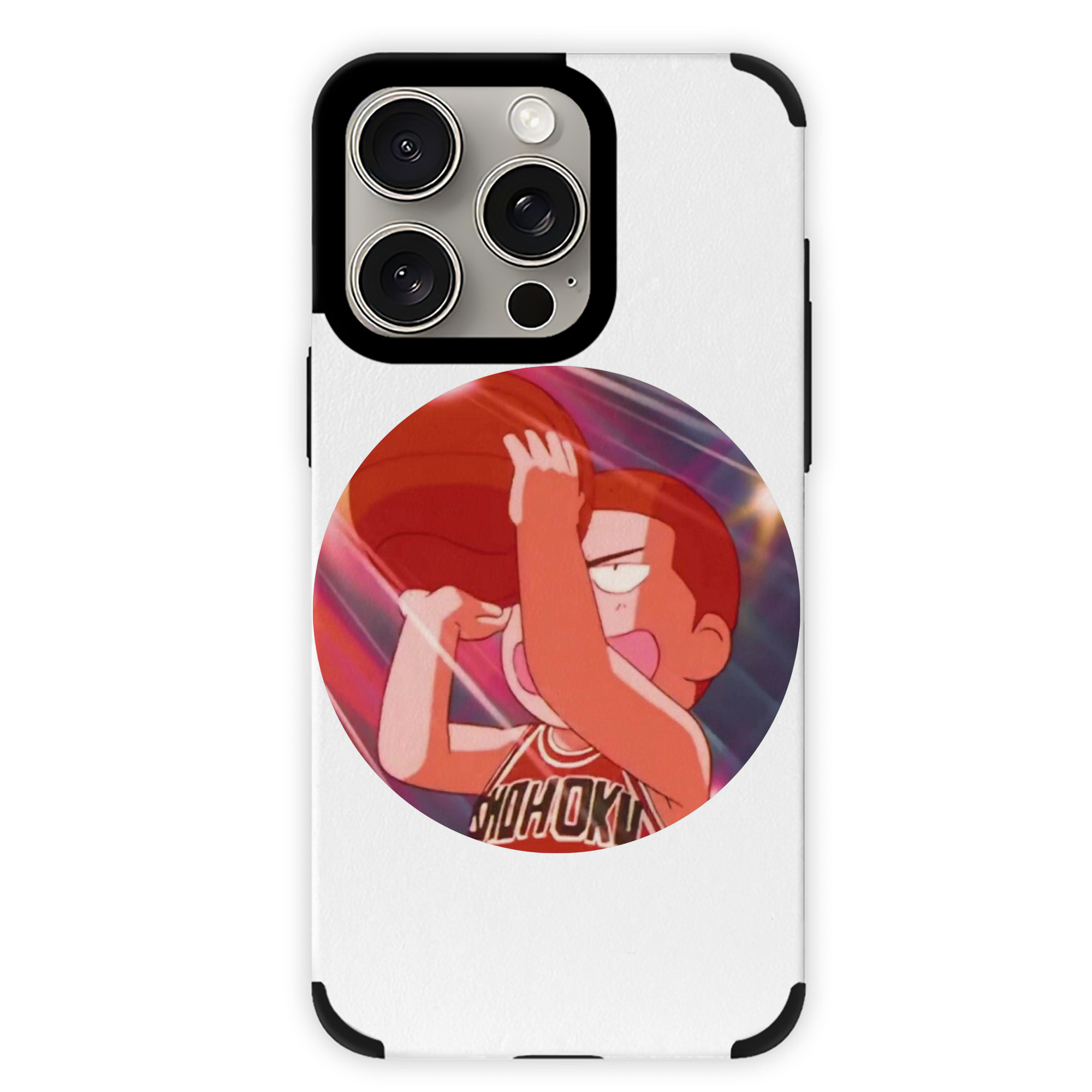（画像用） SLAM DUNK／スラムダンク 【iPhone15ProMax対応】 PUレザー スマホケース 耐衝撃＆黄変防止