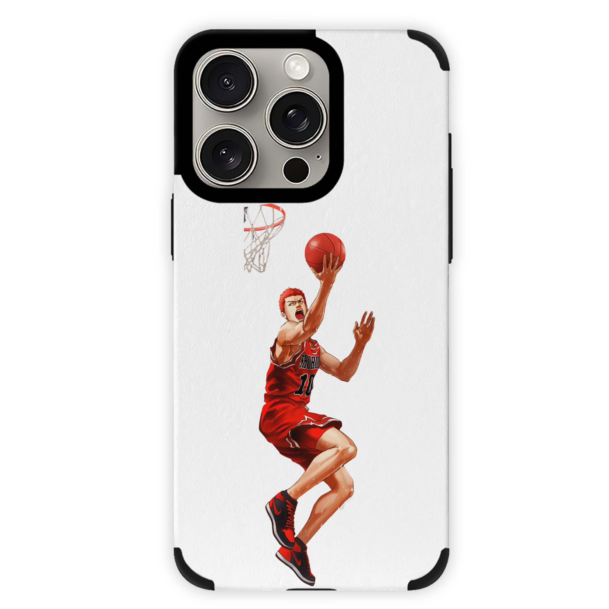 （画像用） SLAM DUNK／スラムダンク 【iPhone15ProMax対応】 PUレザー スマホケース 耐衝撃＆黄変防止