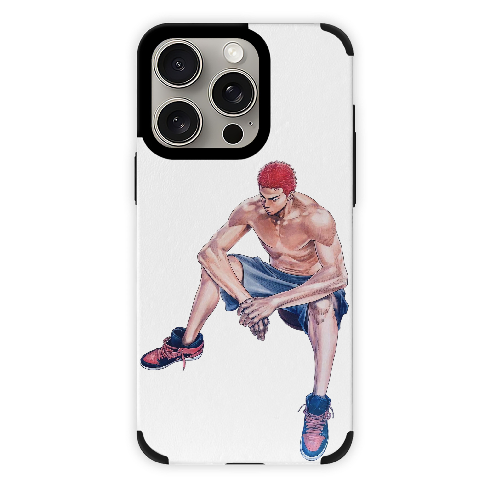 （画像用） SLAM DUNK／スラムダンク 【iPhone15ProMax対応】 PUレザー スマホケース 耐衝撃＆黄変防止
