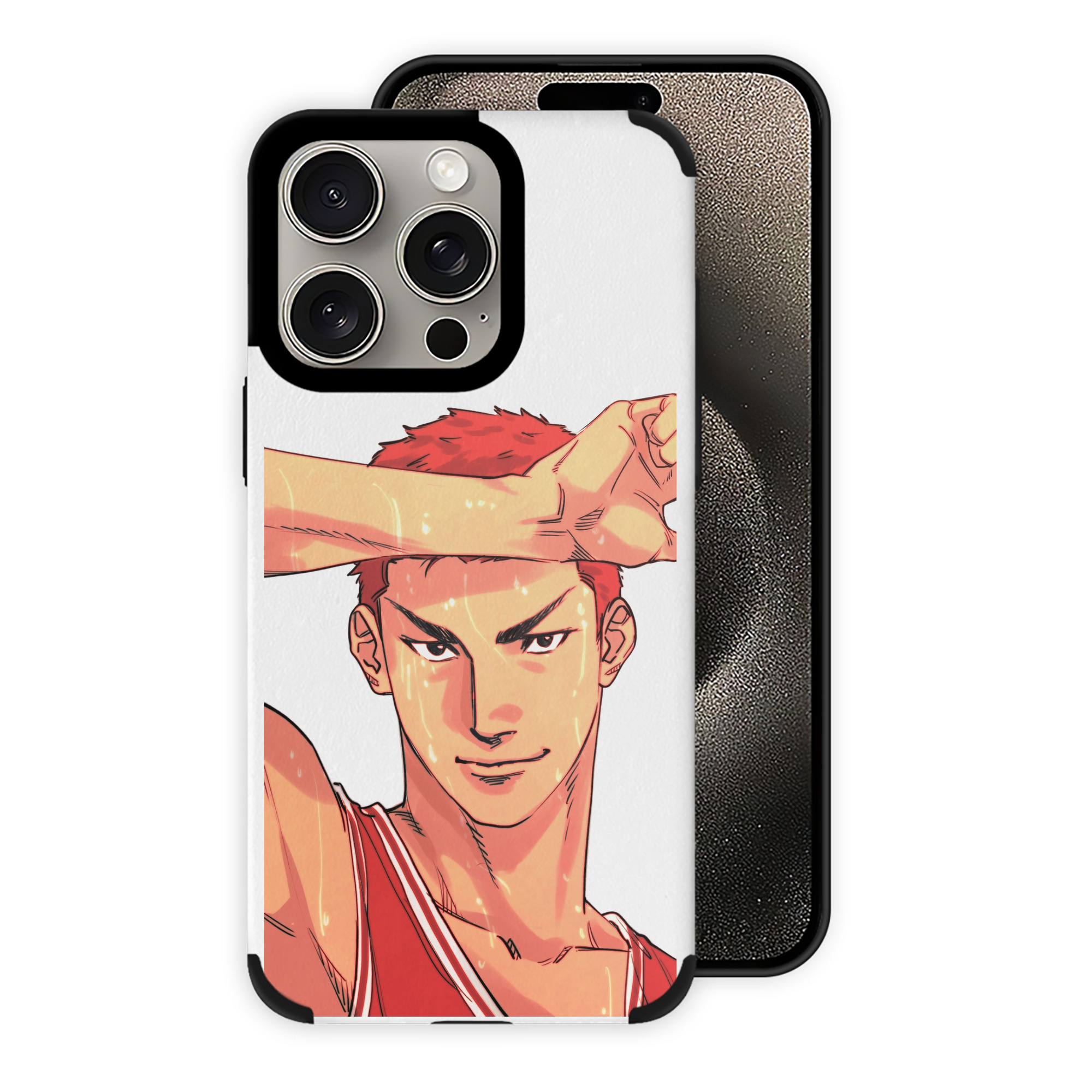 （画像用） SLAM DUNK／スラムダンク 【iPhone15ProMax対応】 PUレザー スマホケース 耐衝撃＆黄変防止