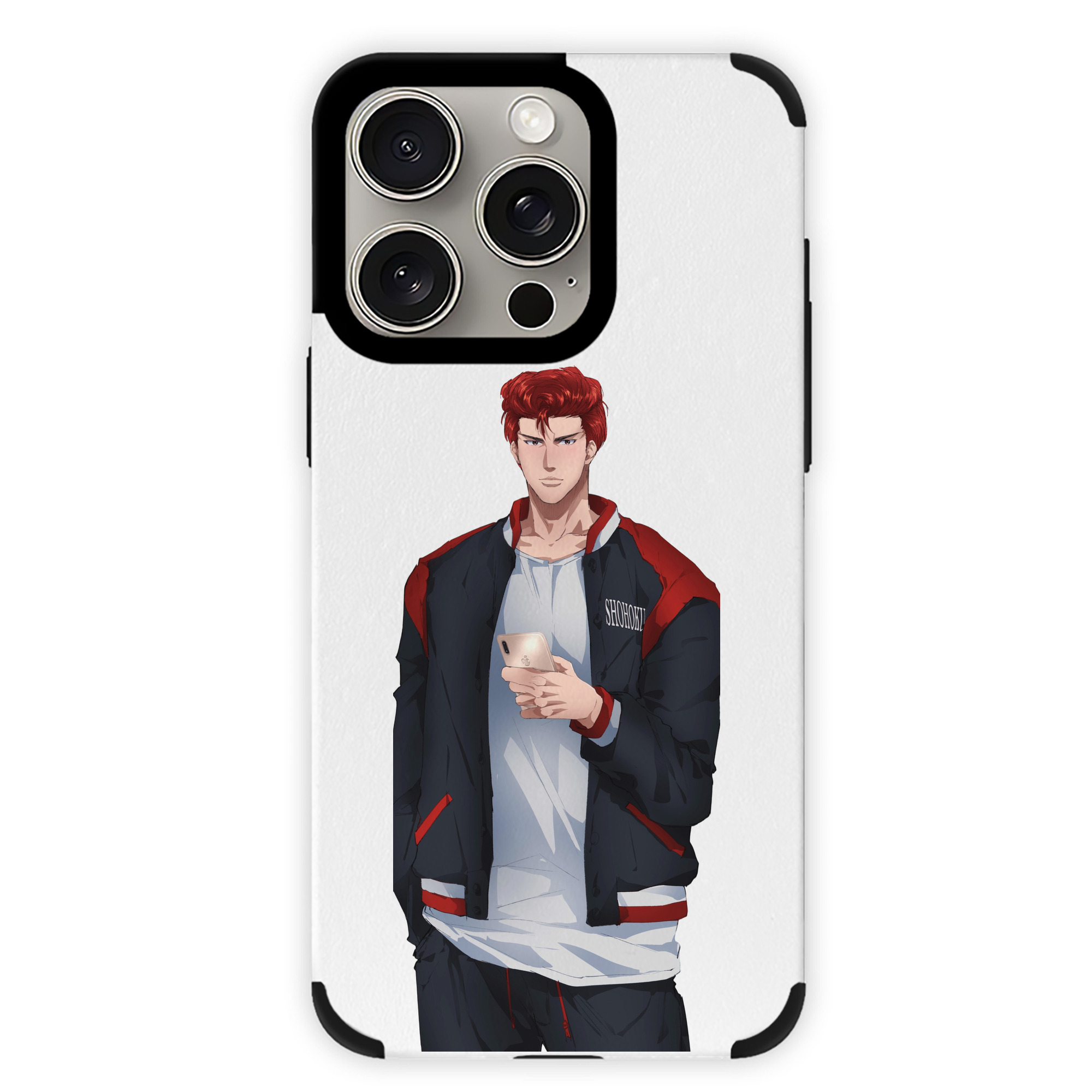 （画像用） SLAM DUNK／スラムダンク 【iPhone15ProMax対応】 PUレザー スマホケース 耐衝撃＆黄変防止