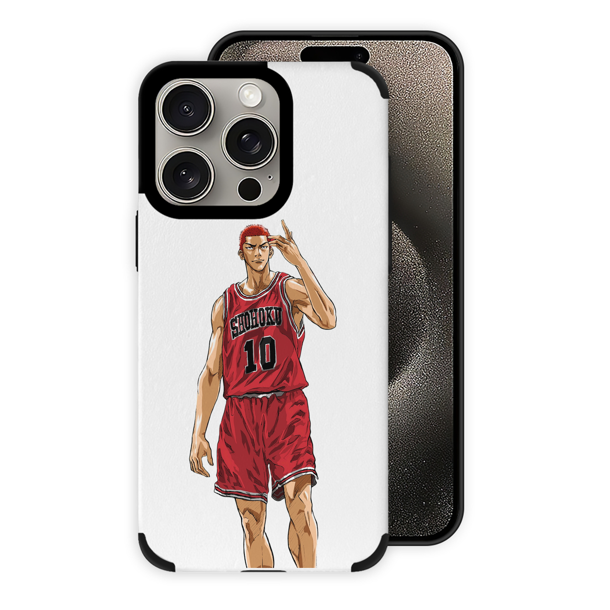 （画像用） SLAM DUNK／スラムダンク 【iPhone15ProMax対応】 PUレザー スマホケース 耐衝撃＆黄変防止
