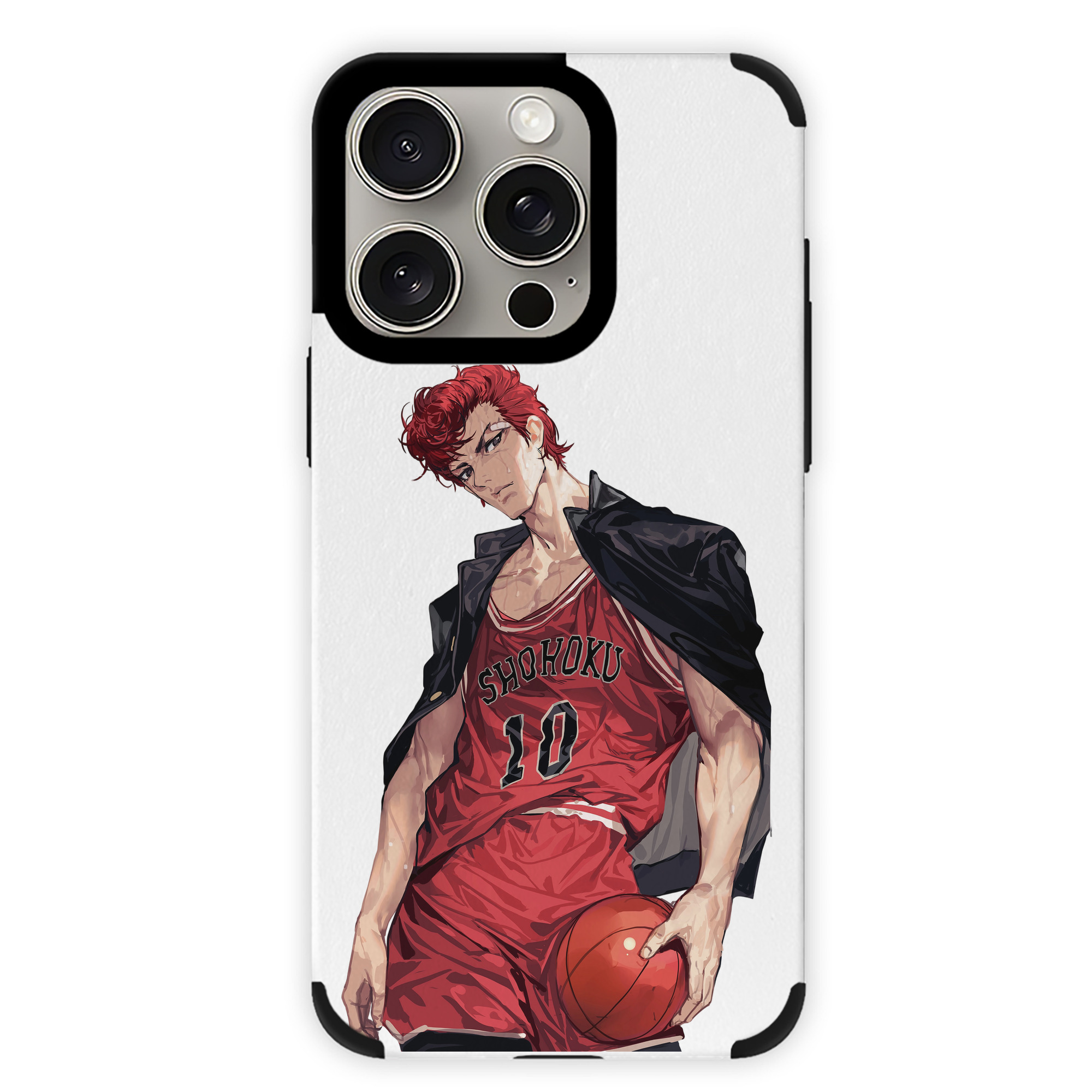 （画像用） SLAM DUNK／スラムダンク 【iPhone15ProMax対応】 PUレザー スマホケース 耐衝撃＆黄変防止