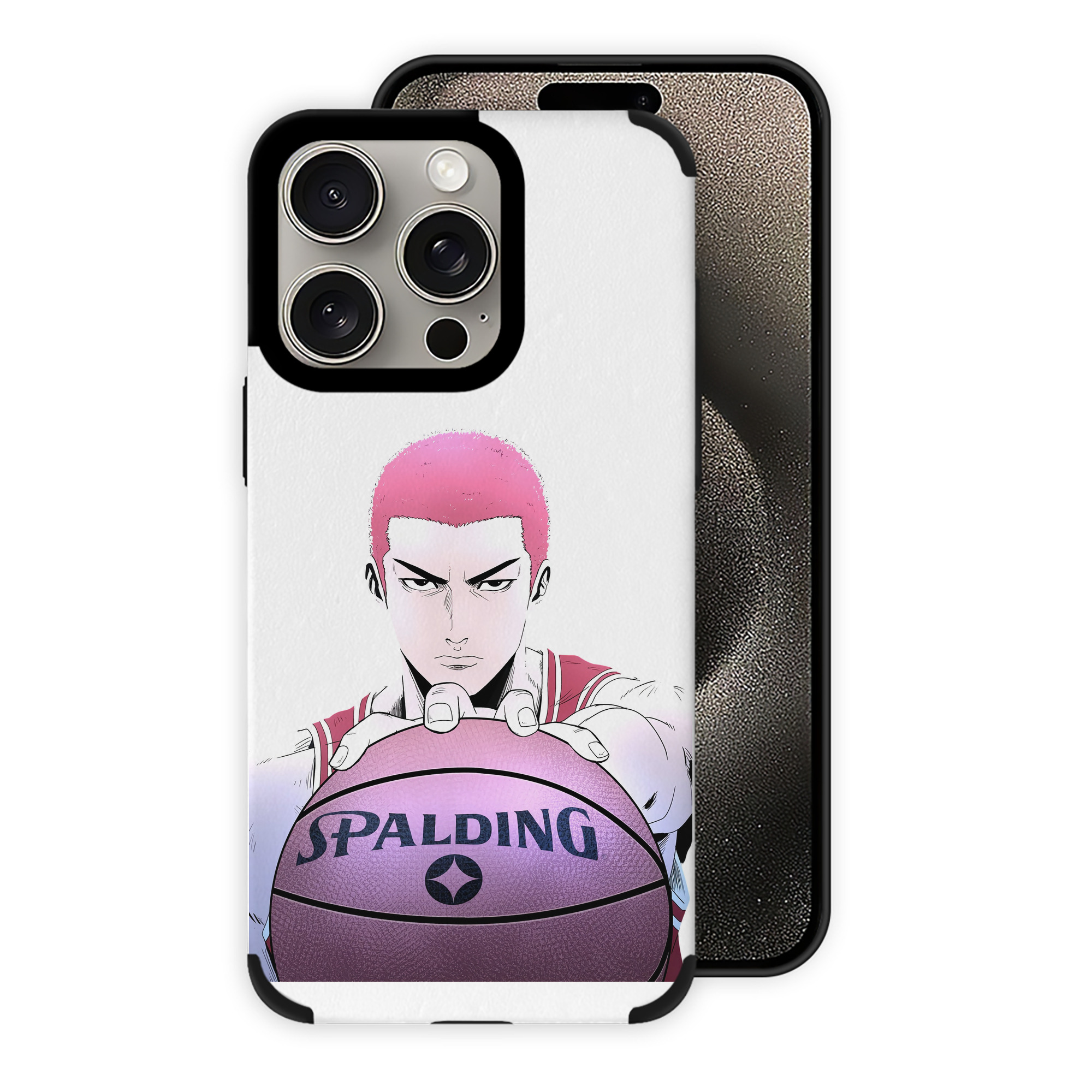 （画像用） SLAM DUNK／スラムダンク 【iPhone15ProMax対応】 PUレザー スマホケース 耐衝撃＆黄変防止