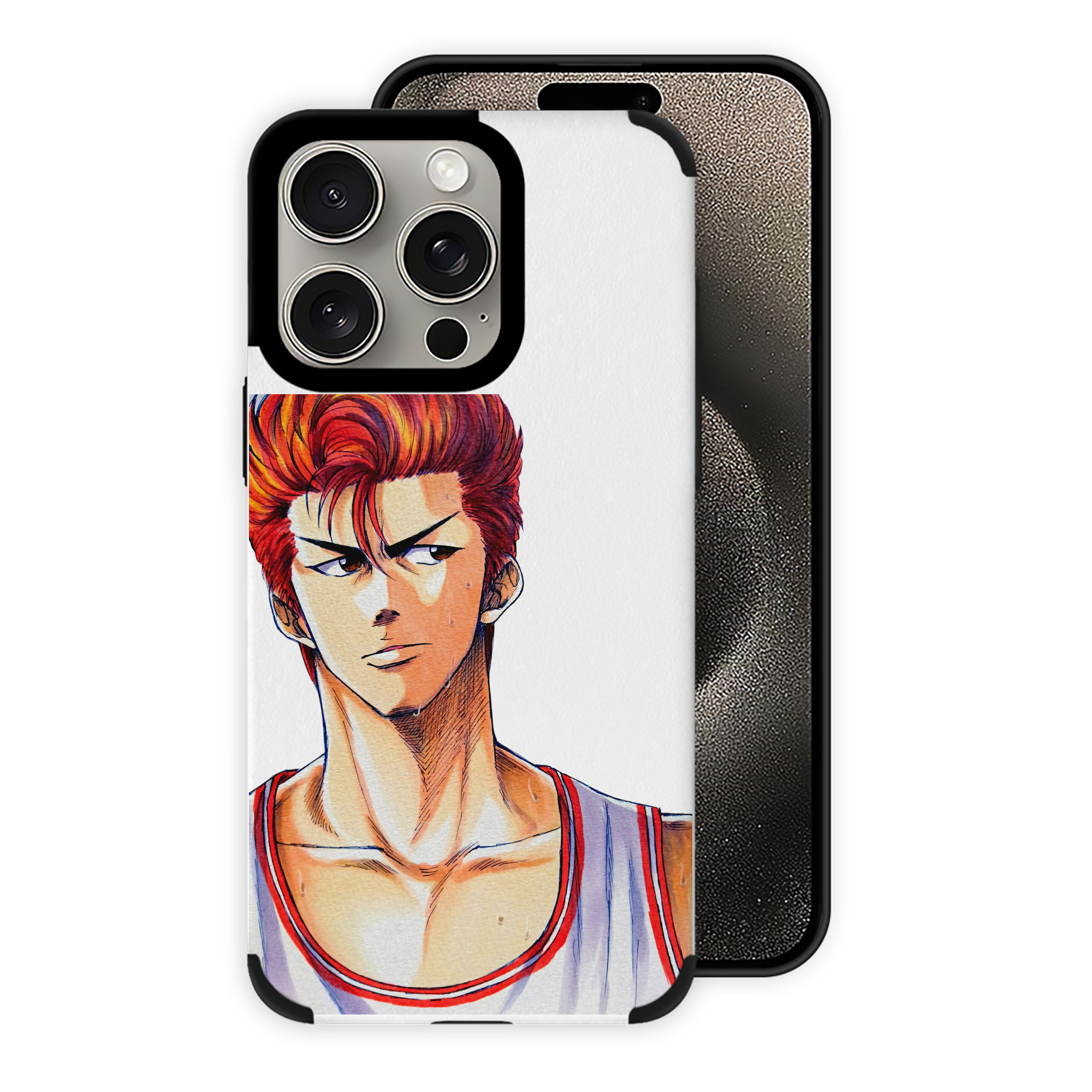 （画像用） SLAM DUNK／スラムダンク 【iPhone15ProMax対応】 PUレザー スマホケース 耐衝撃＆黄変防止