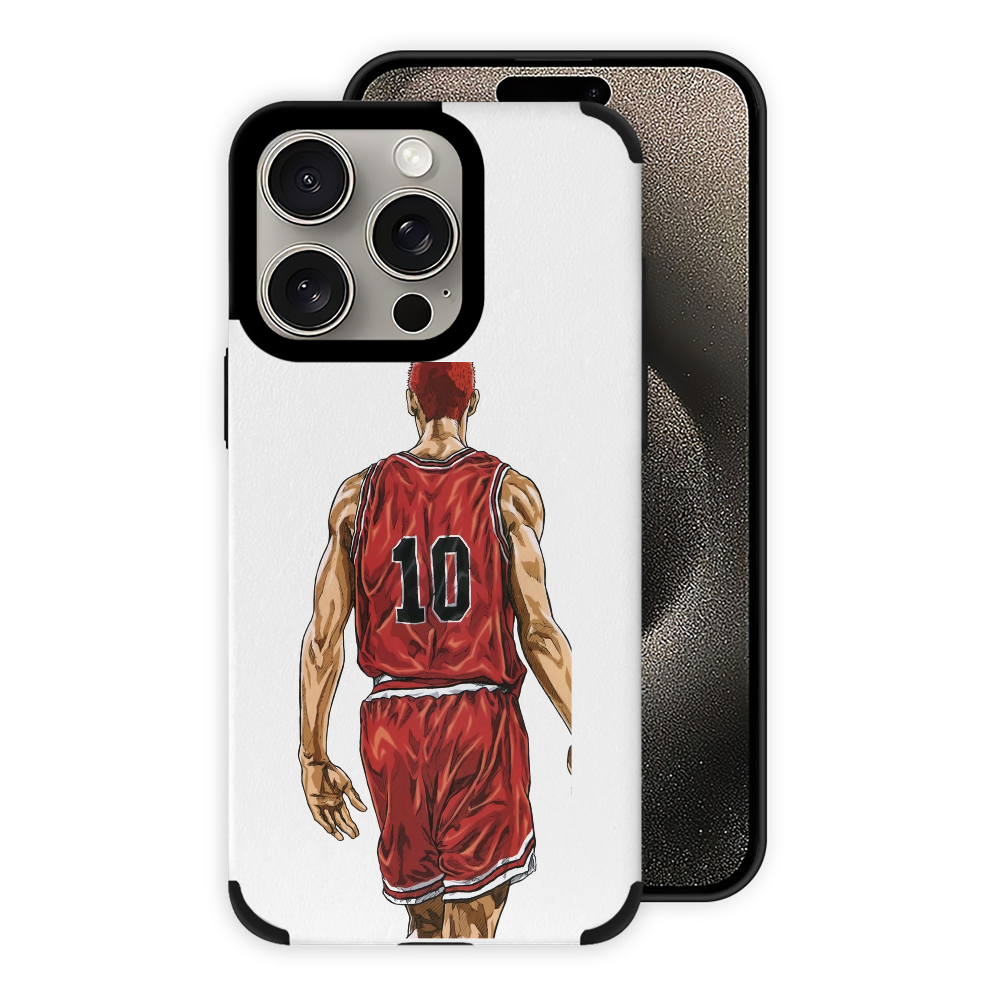 （画像用） SLAM DUNK／スラムダンク 【iPhone15ProMax対応】 PUレザー スマホケース 耐衝撃＆黄変防止