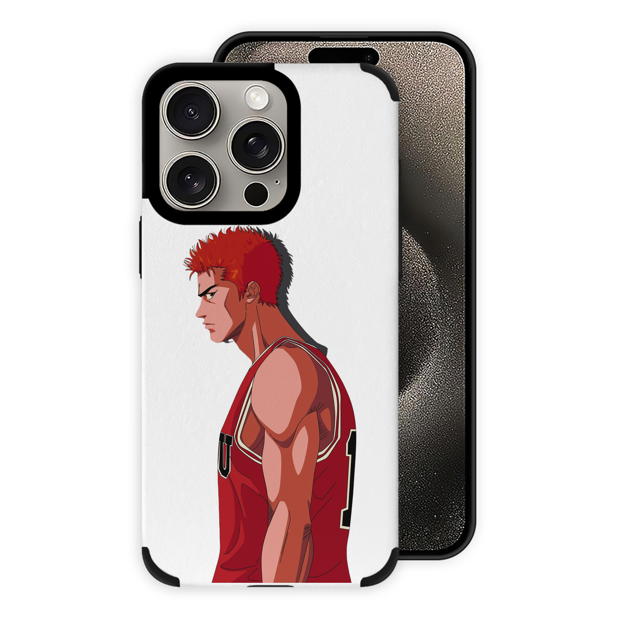 （画像用） SLAM DUNK／スラムダンク 【iPhone15ProMax対応】 PUレザー スマホケース 耐衝撃＆黄変防止