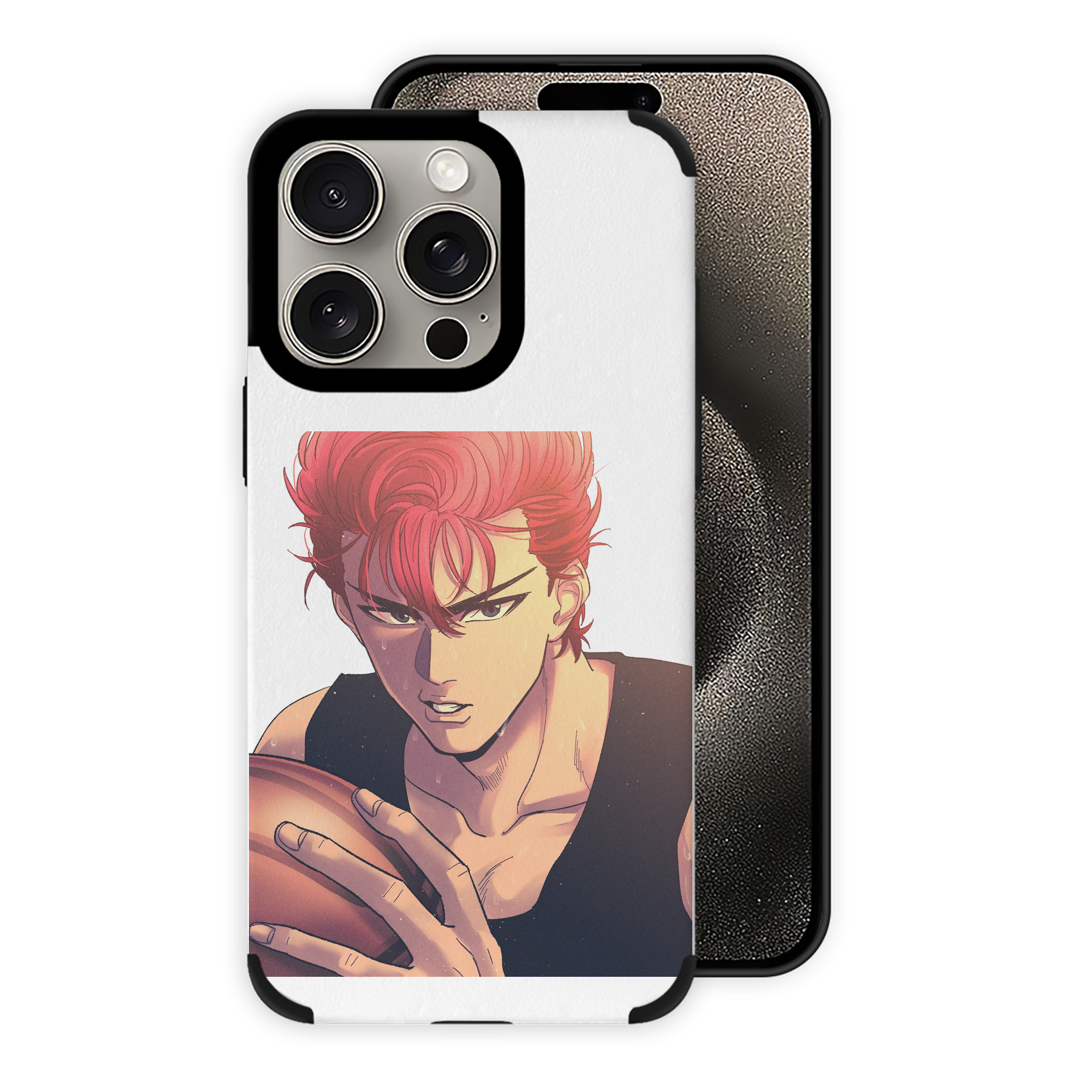 （画像用） SLAM DUNK／スラムダンク 【iPhone15ProMax対応】 PUレザー スマホケース 耐衝撃＆黄変防止