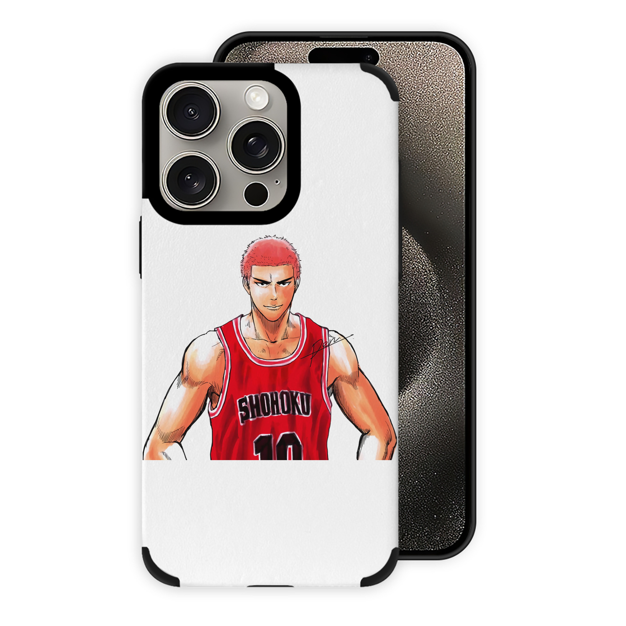 （画像用） SLAM DUNK／スラムダンク 【iPhone15ProMax対応】 PUレザー スマホケース 耐衝撃＆黄変防止