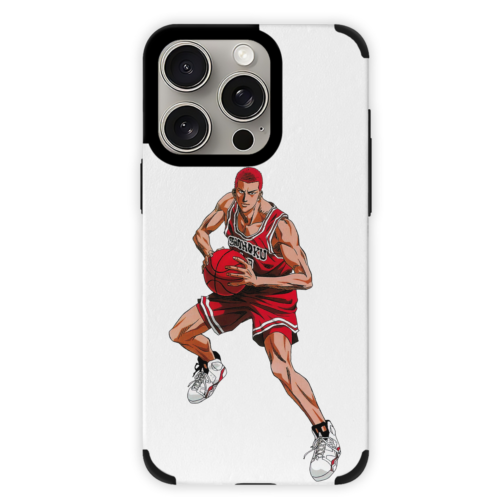 （画像用） SLAM DUNK／スラムダンク 【iPhone15ProMax対応】 PUレザー スマホケース 耐衝撃＆黄変防止