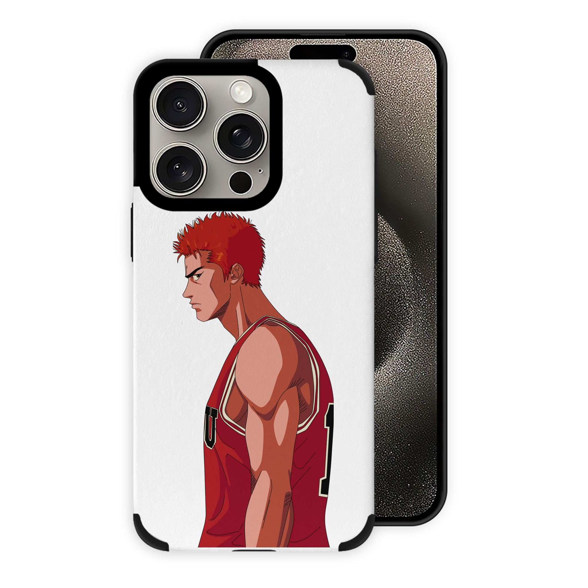 （画像用） SLAM DUNK／スラムダンク 【iPhone15ProMax対応】 PUレザー スマホケース 耐衝撃＆黄変防止
