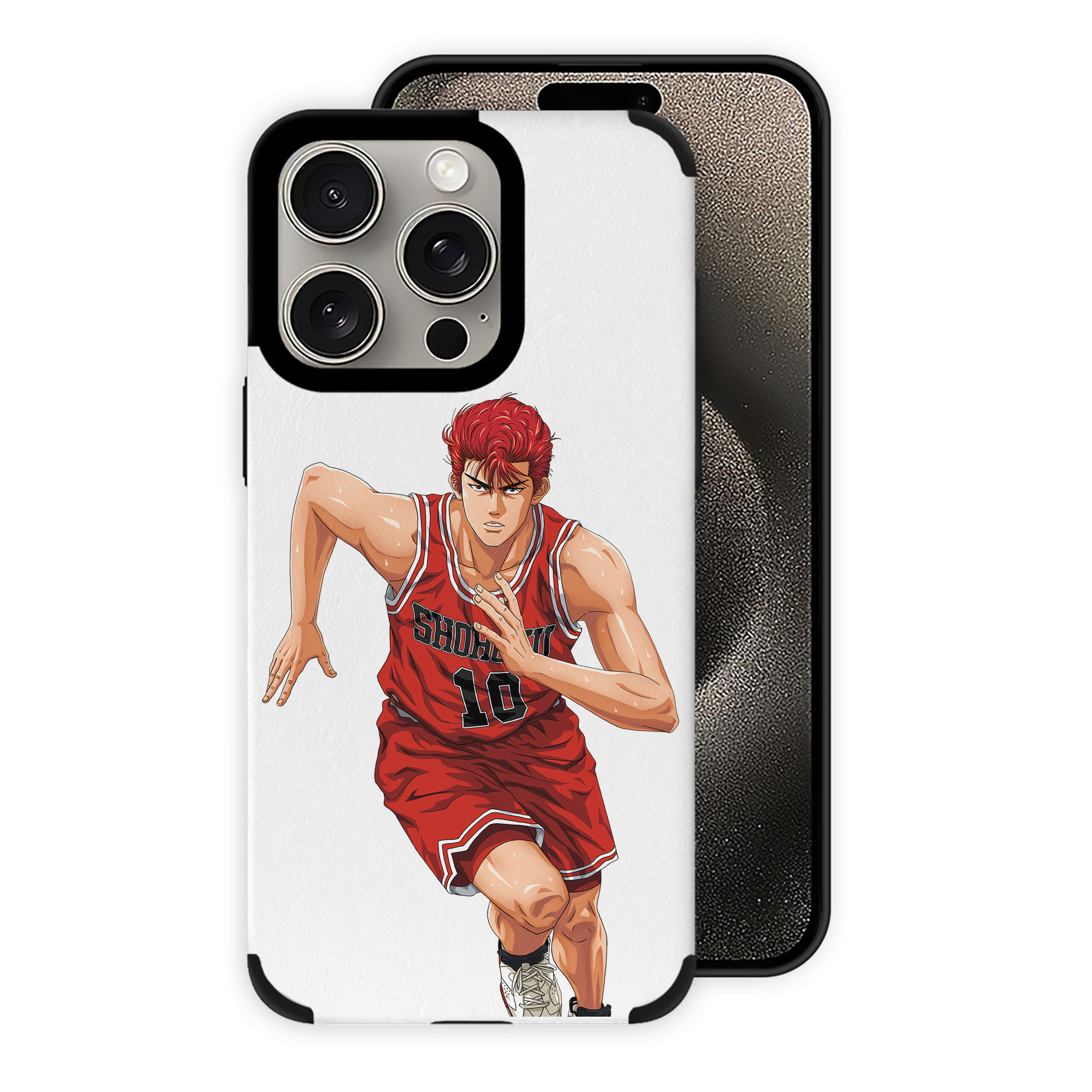 （画像用） SLAM DUNK／スラムダンク 【iPhone15ProMax対応】 PUレザー スマホケース 耐衝撃＆黄変防止