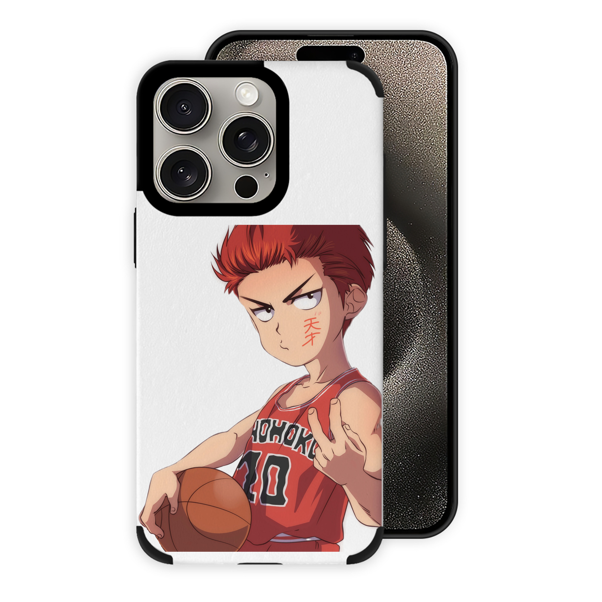 （画像用） SLAM DUNK／スラムダンク 【iPhone15ProMax対応】 PUレザー スマホケース 耐衝撃＆黄変防止