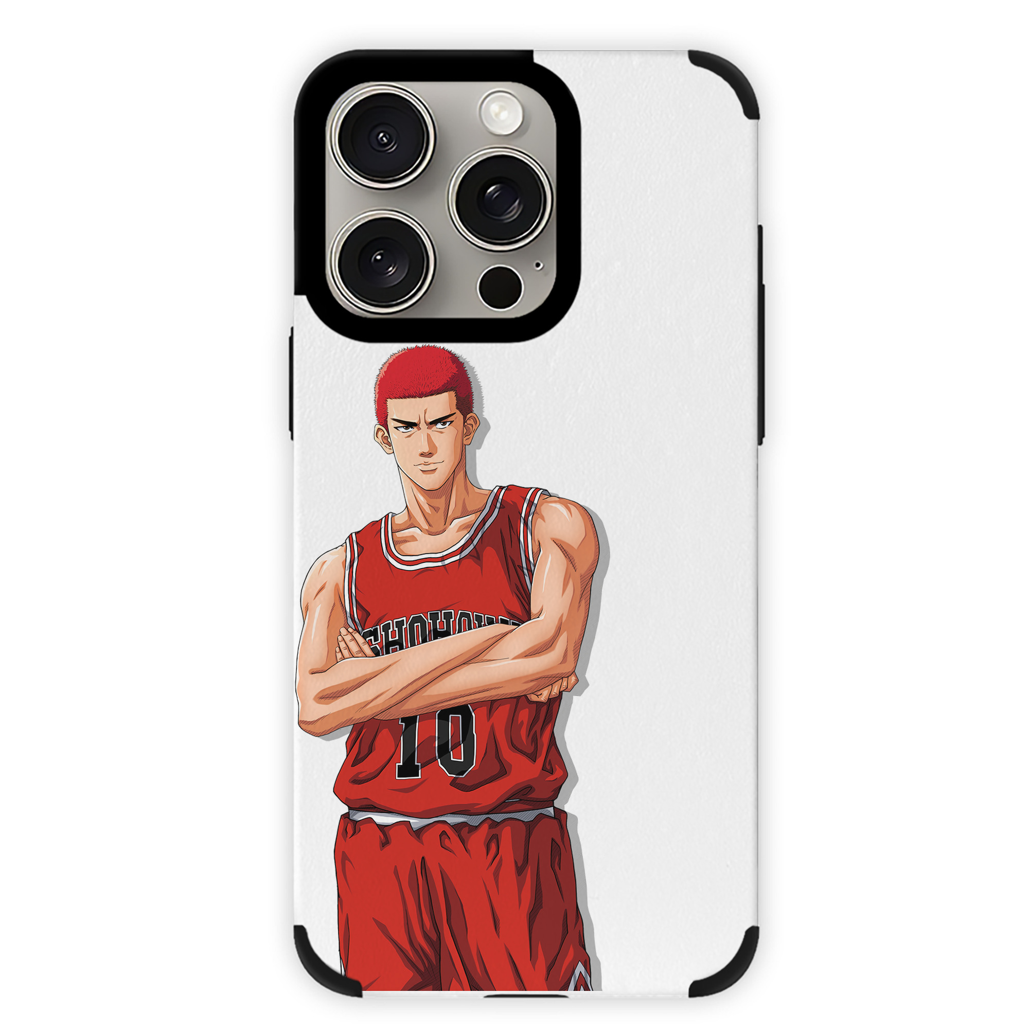 （画像用） SLAM DUNK／スラムダンク 【iPhone15ProMax対応】 PUレザー スマホケース 耐衝撃＆黄変防止