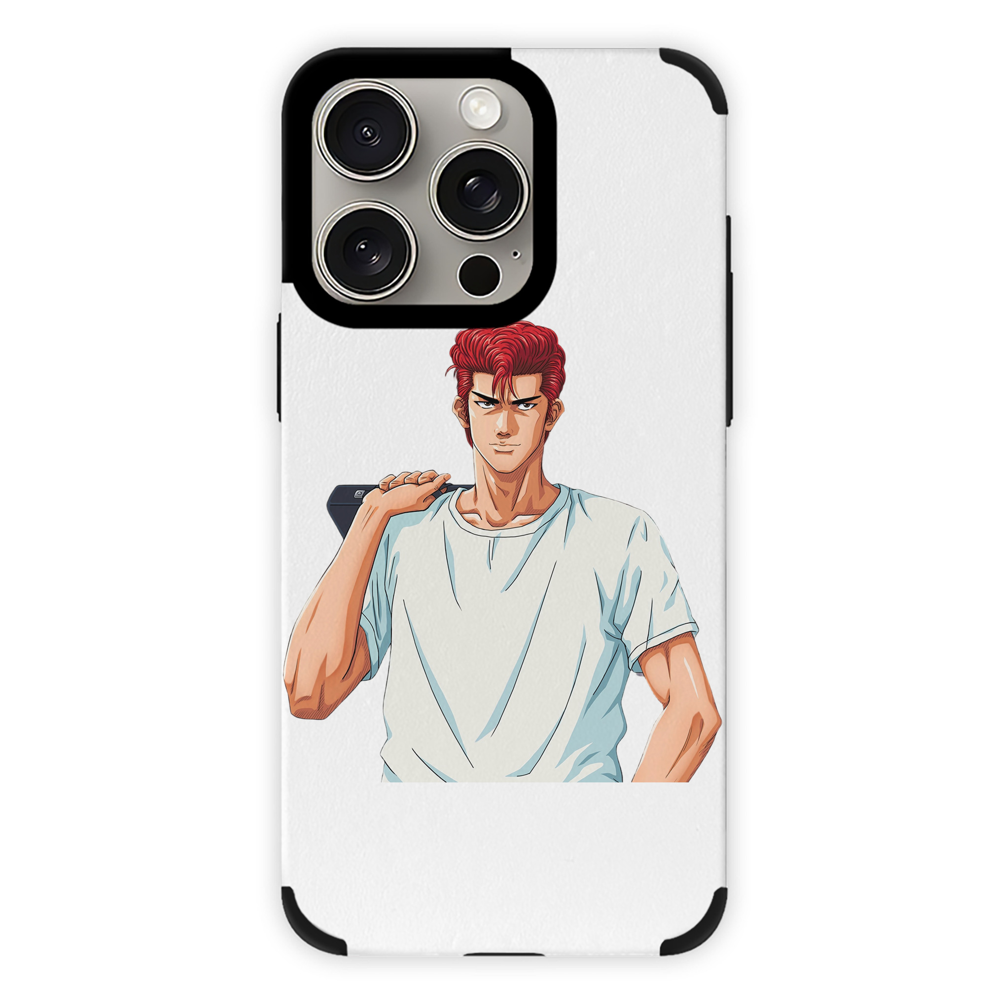 （画像用） SLAM DUNK／スラムダンク 【iPhone15ProMax対応】 PUレザー スマホケース 耐衝撃＆黄変防止
