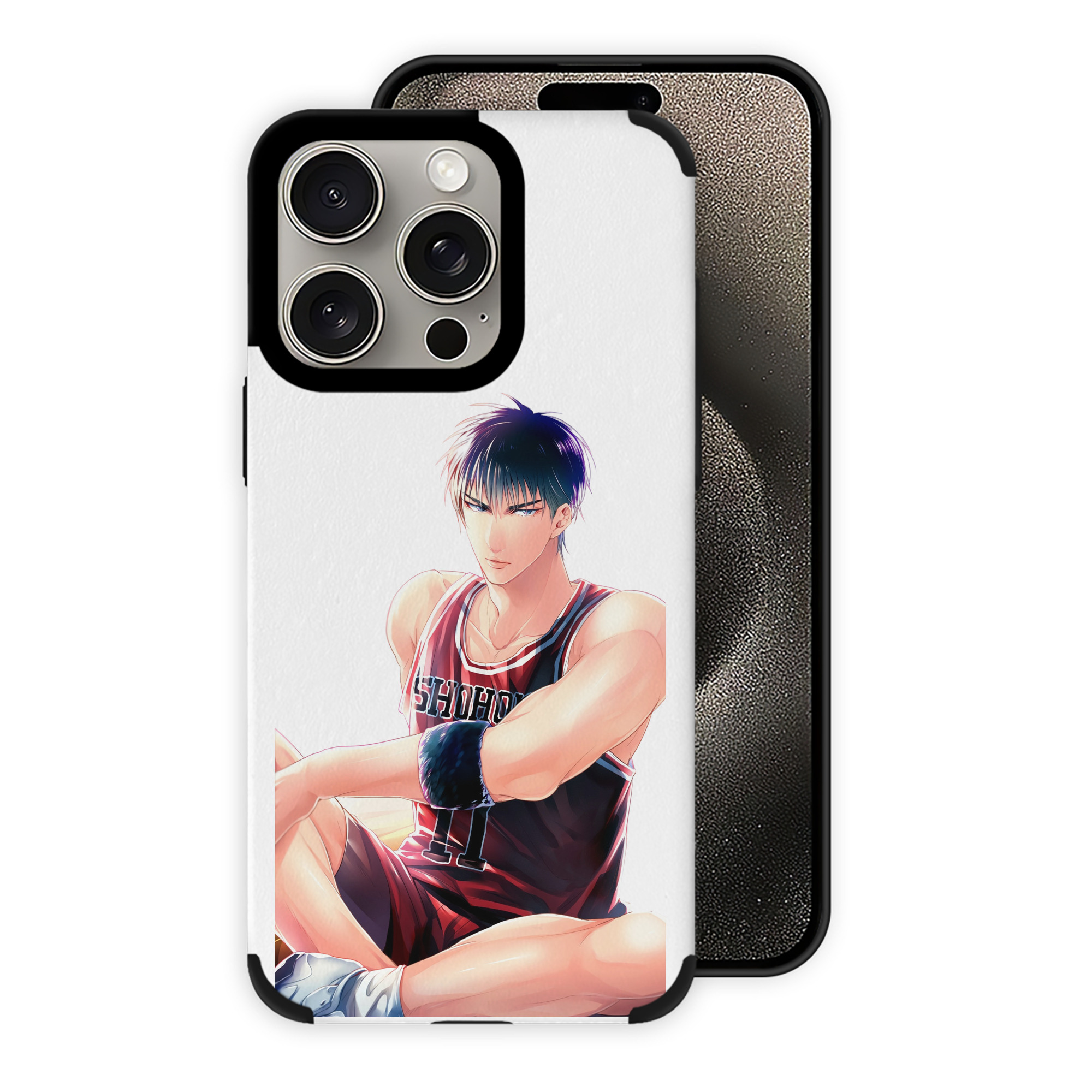 （画像用） SLAM DUNK／スラムダンク 【iPhone15ProMax対応】 PUレザー スマホケース 耐衝撃＆黄変防止