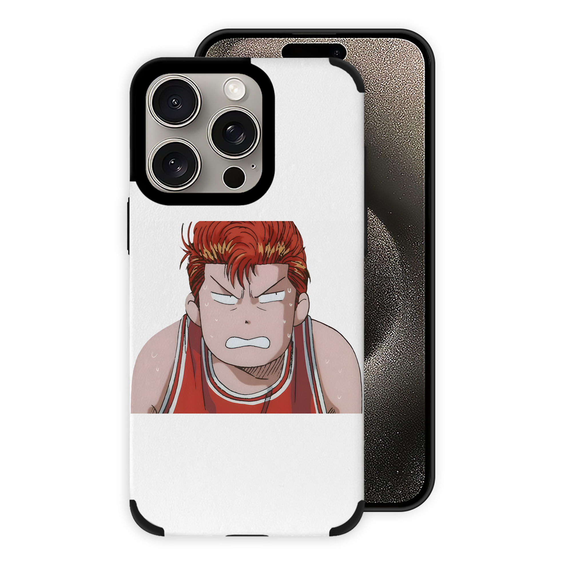 （画像用） SLAM DUNK／スラムダンク 【iPhone15ProMax対応】 PUレザー スマホケース 耐衝撃＆黄変防止