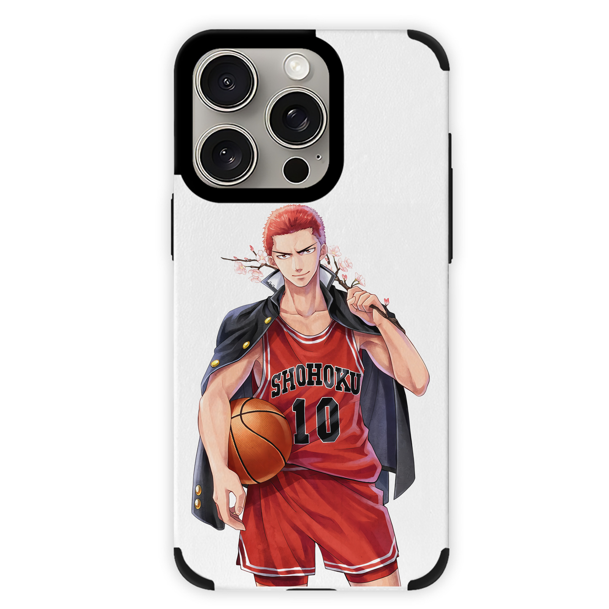 （画像用） SLAM DUNK／スラムダンク 【iPhone15ProMax対応】 PUレザー スマホケース 耐衝撃＆黄変防止