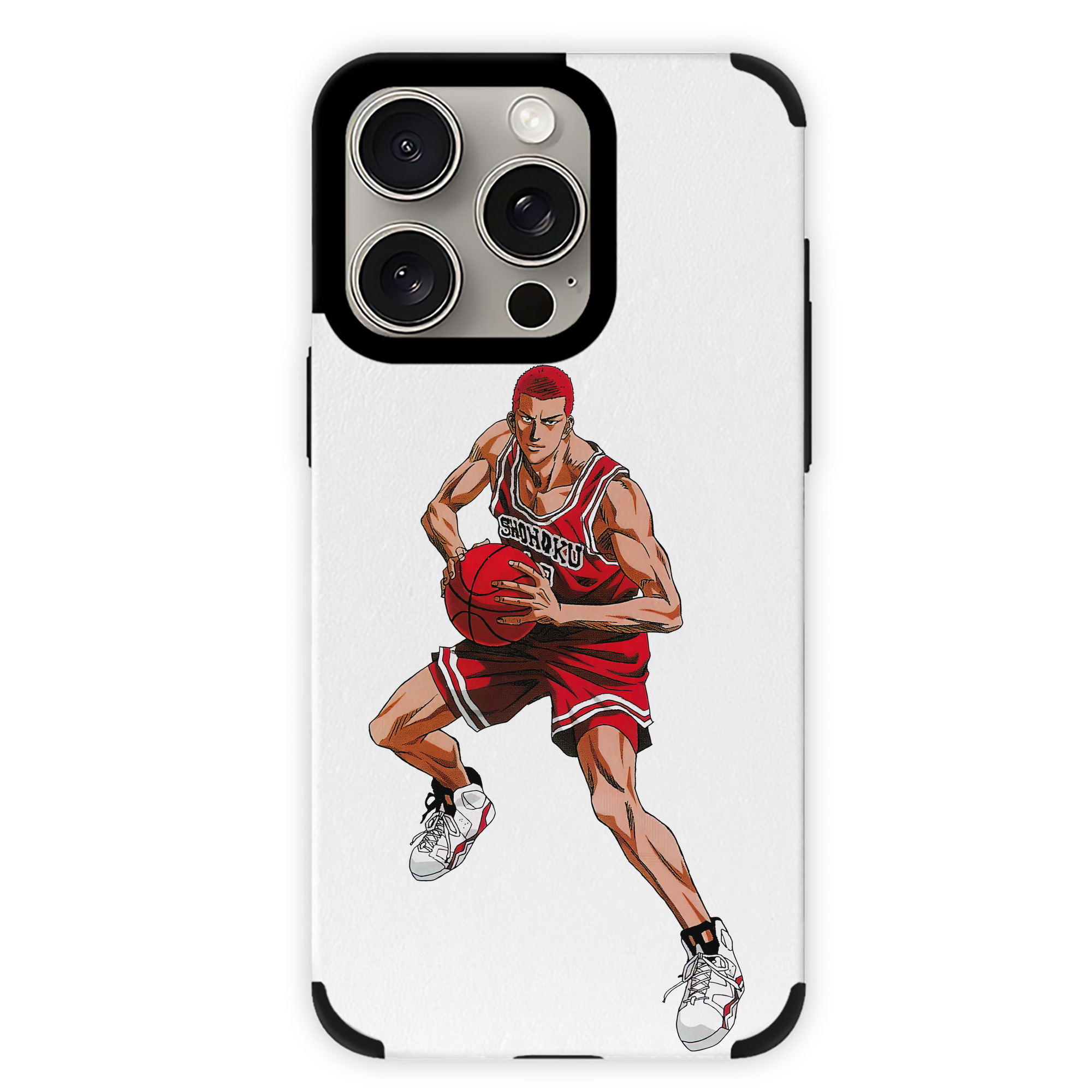 （画像用） SLAM DUNK／スラムダンク 【iPhone15ProMax対応】 PUレザー スマホケース 耐衝撃＆黄変防止